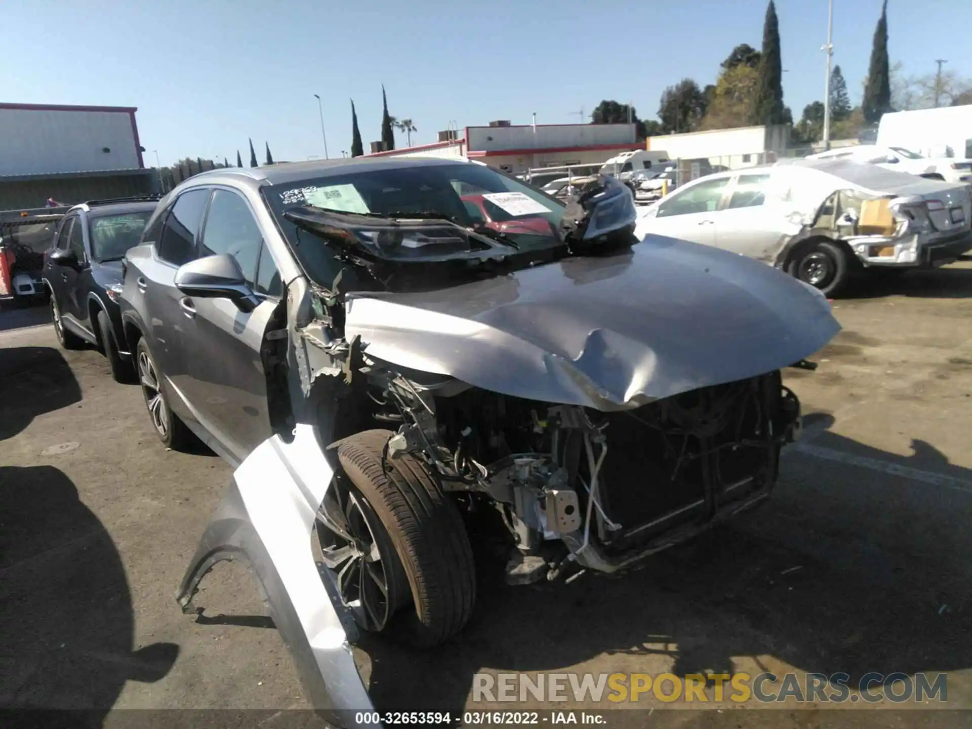 1 Photograph of a damaged car 2T2HZMAA5MC188576 LEXUS RX 2021