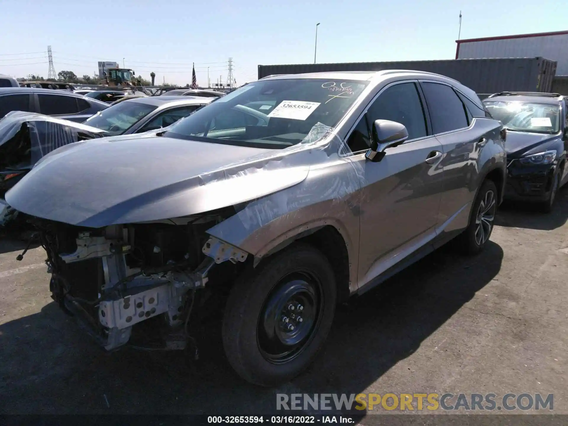 2 Photograph of a damaged car 2T2HZMAA5MC188576 LEXUS RX 2021