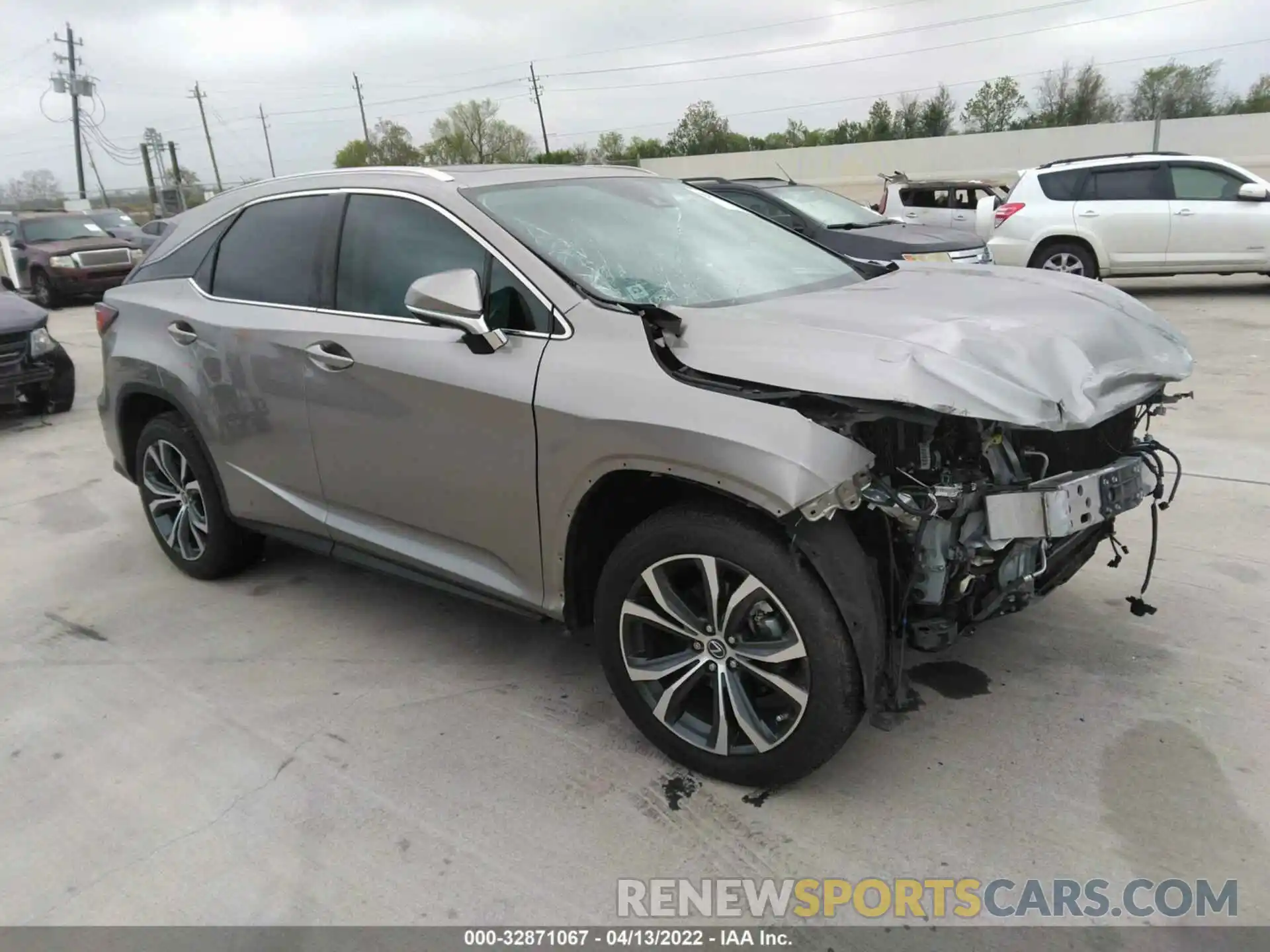 1 Photograph of a damaged car 2T2HZMAA5MC189100 LEXUS RX 2021