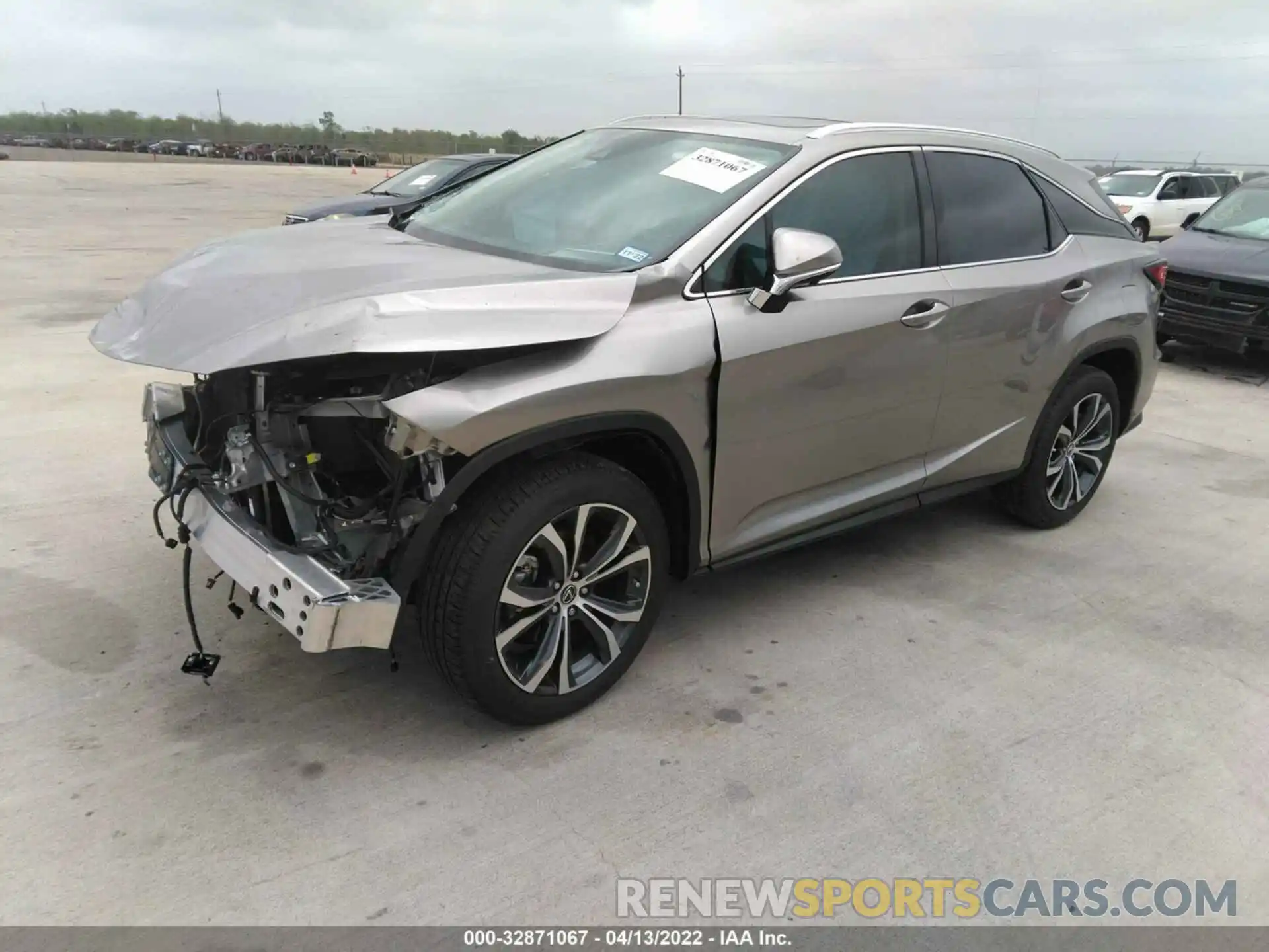 2 Photograph of a damaged car 2T2HZMAA5MC189100 LEXUS RX 2021