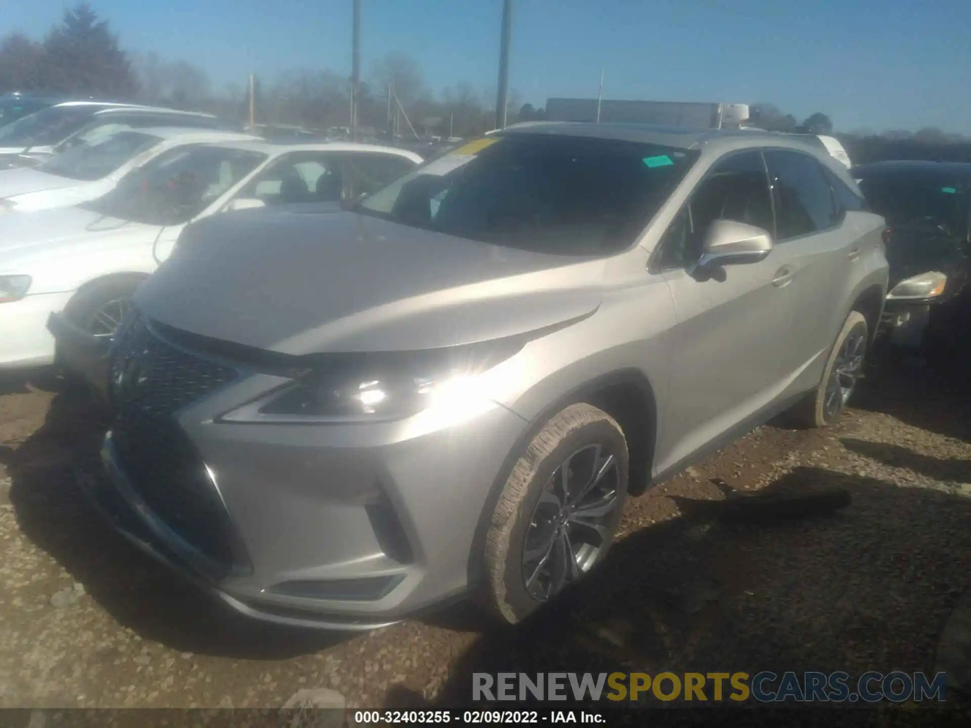 2 Photograph of a damaged car 2T2HZMAA5MC193244 LEXUS RX 2021