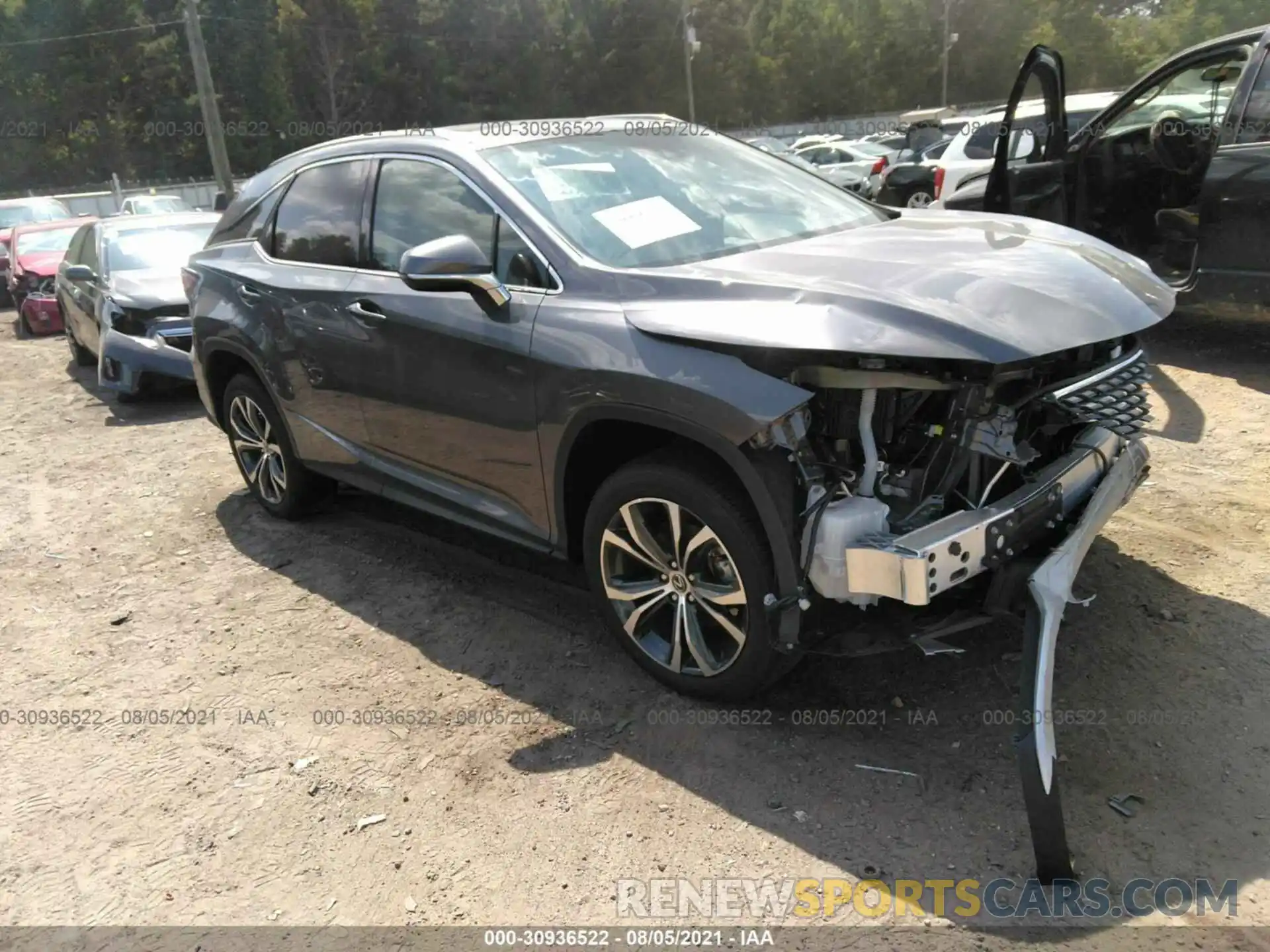 1 Photograph of a damaged car 2T2HZMAA6MC182804 LEXUS RX 2021