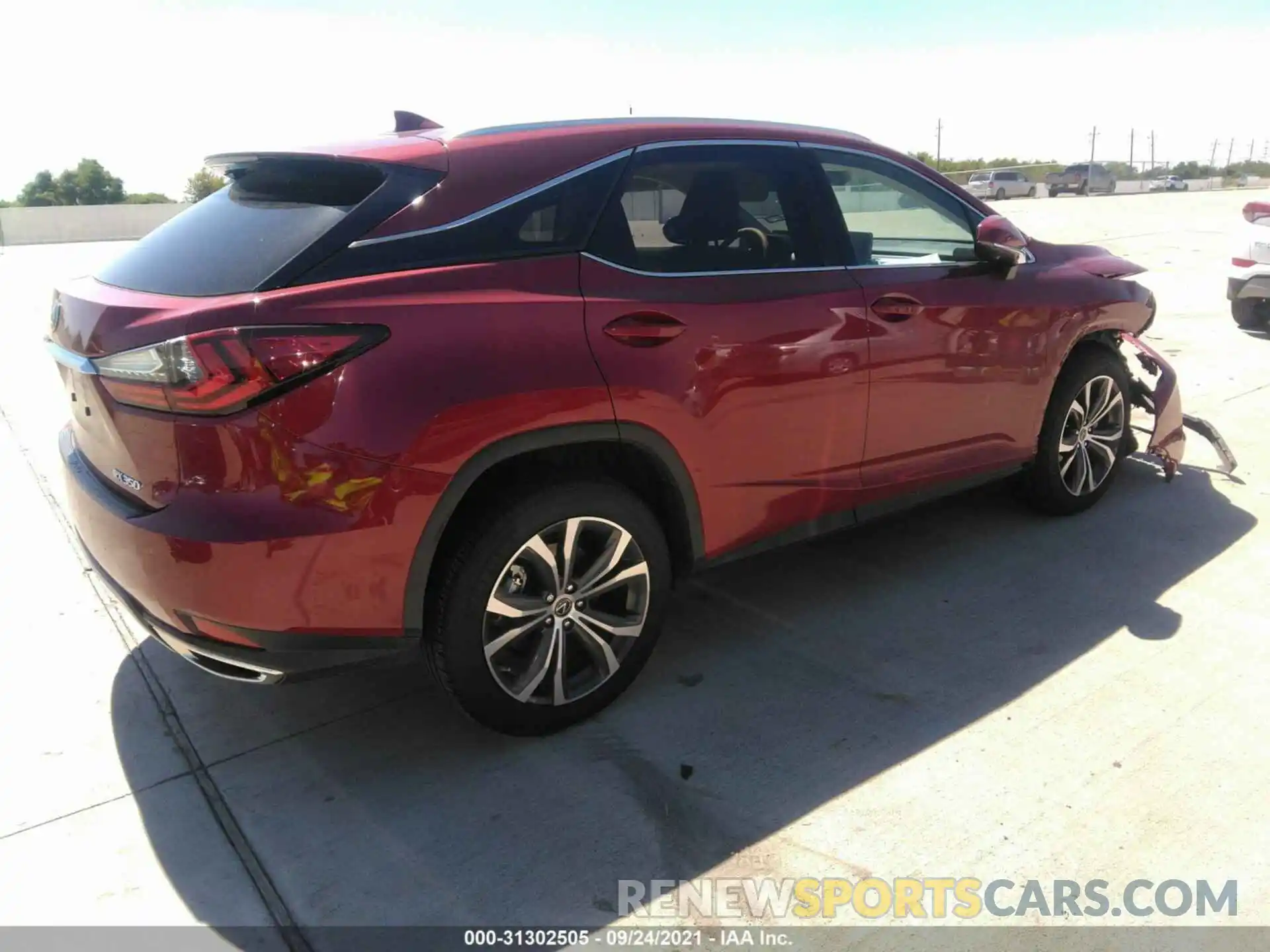 4 Photograph of a damaged car 2T2HZMAA6MC187839 LEXUS RX 2021