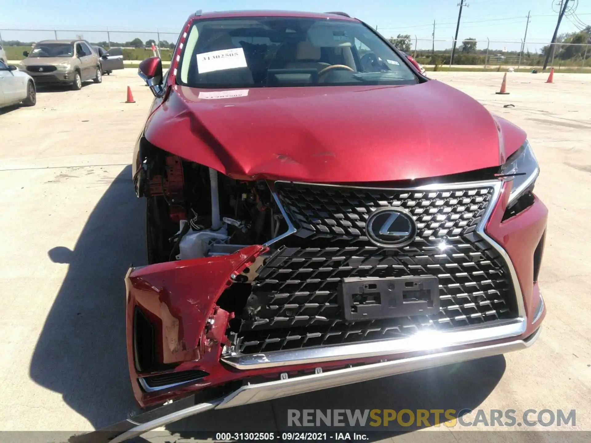 6 Photograph of a damaged car 2T2HZMAA6MC187839 LEXUS RX 2021