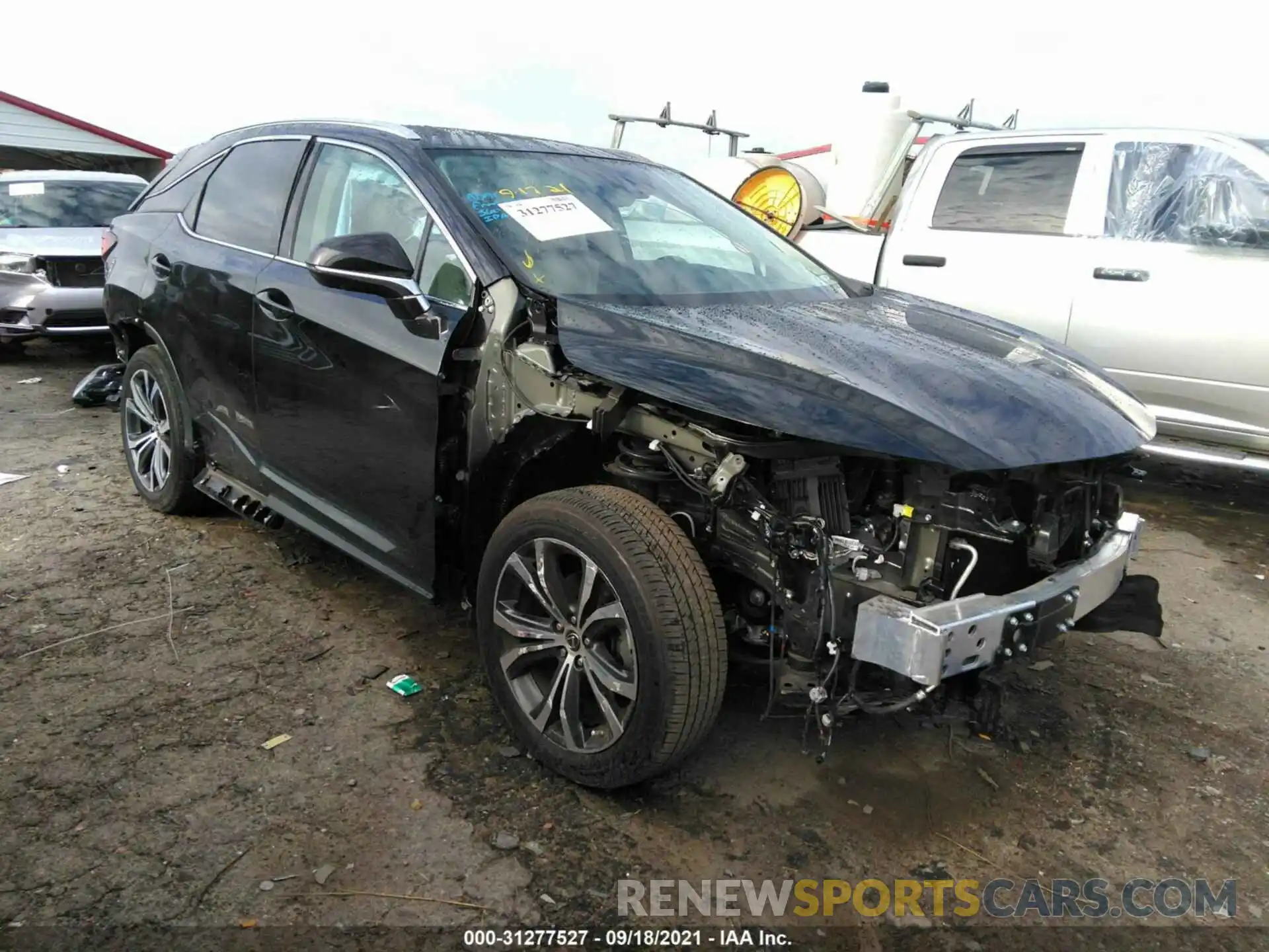 1 Photograph of a damaged car 2T2HZMAA6MC204882 LEXUS RX 2021