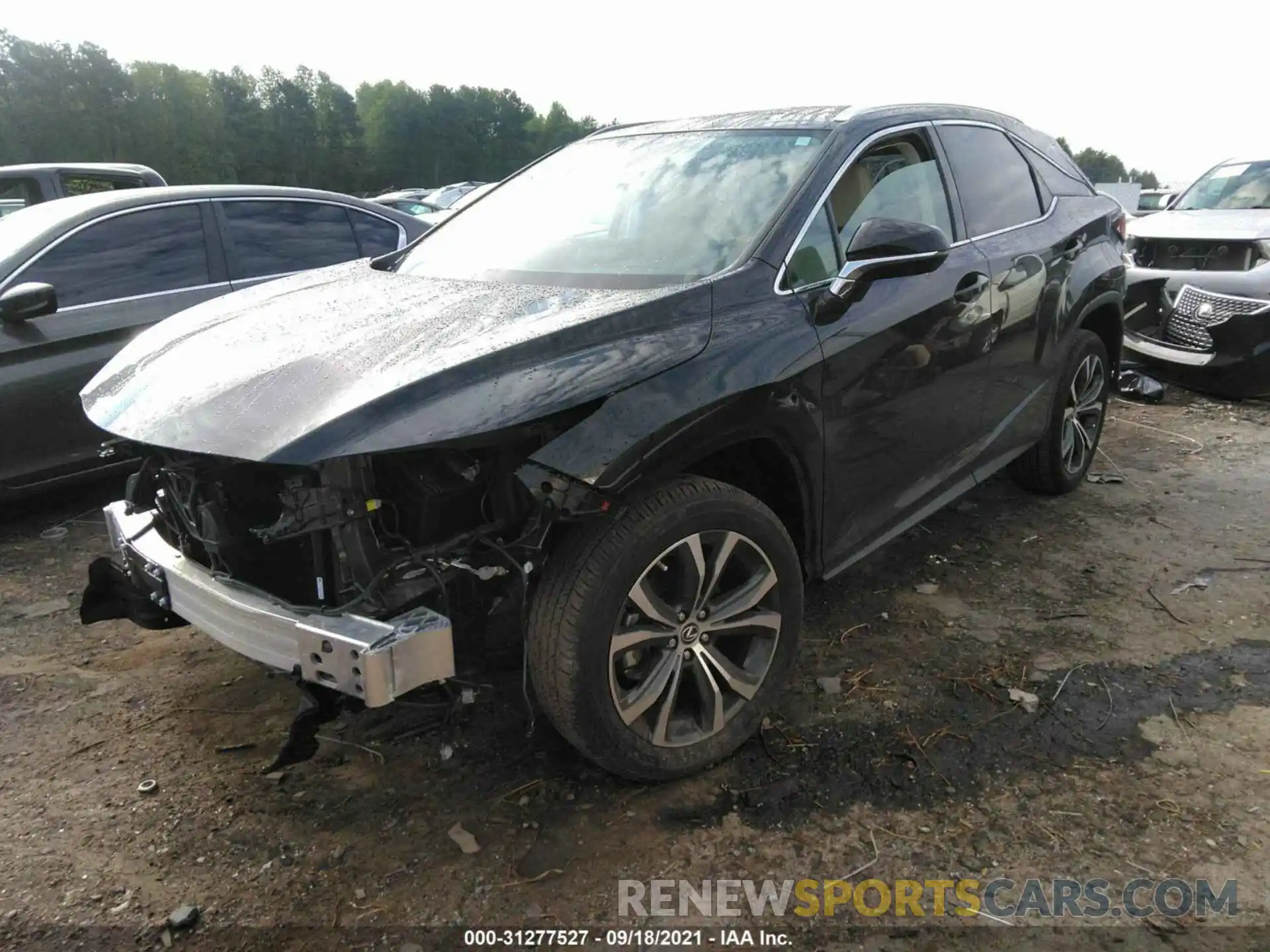 2 Photograph of a damaged car 2T2HZMAA6MC204882 LEXUS RX 2021