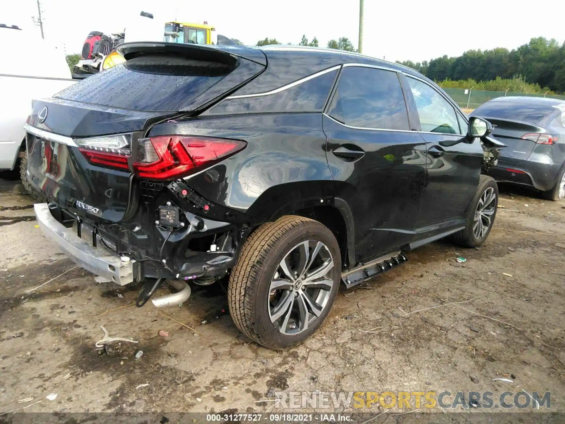 4 Photograph of a damaged car 2T2HZMAA6MC204882 LEXUS RX 2021