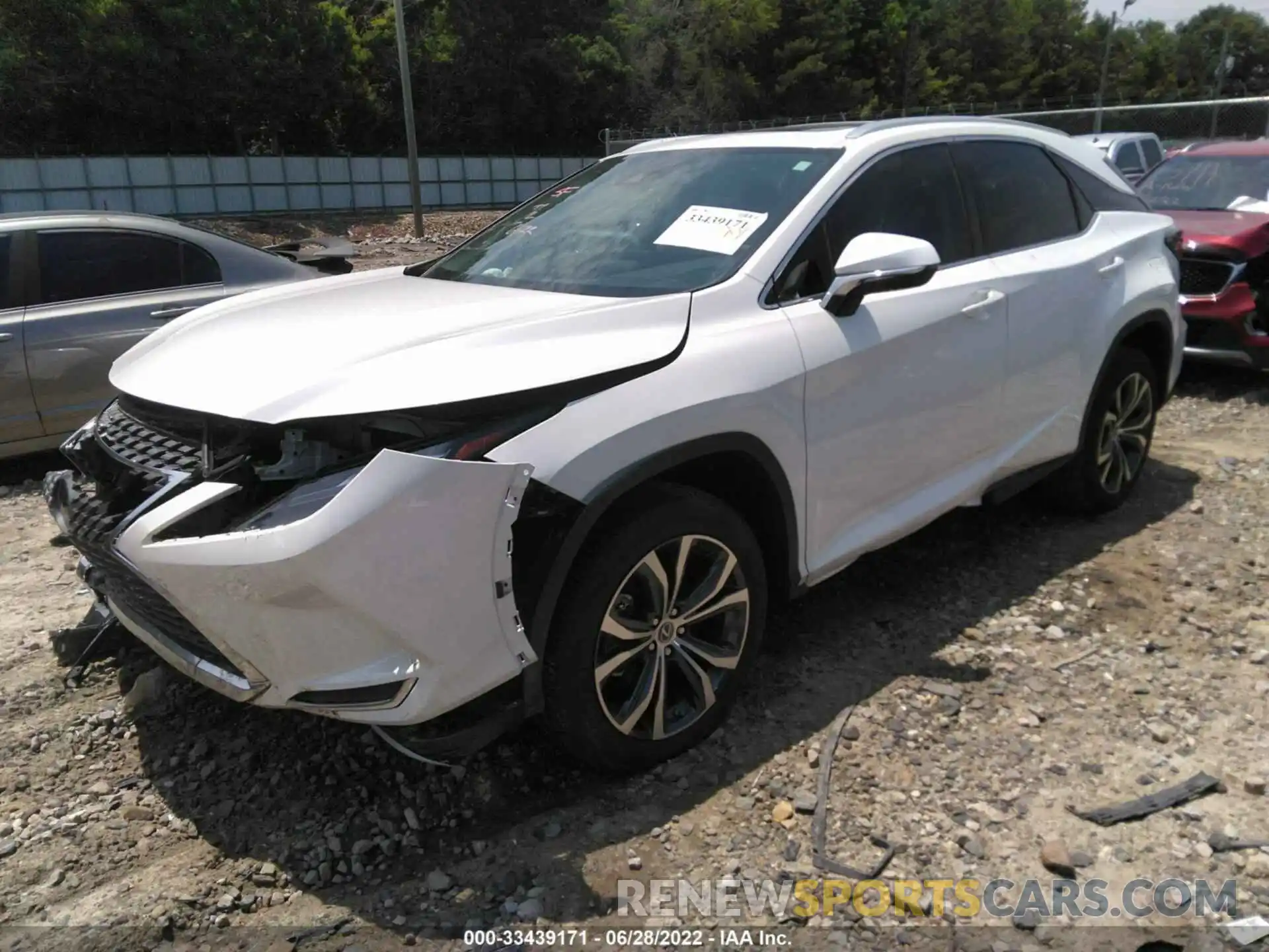 2 Photograph of a damaged car 2T2HZMAA6MC213856 LEXUS RX 2021