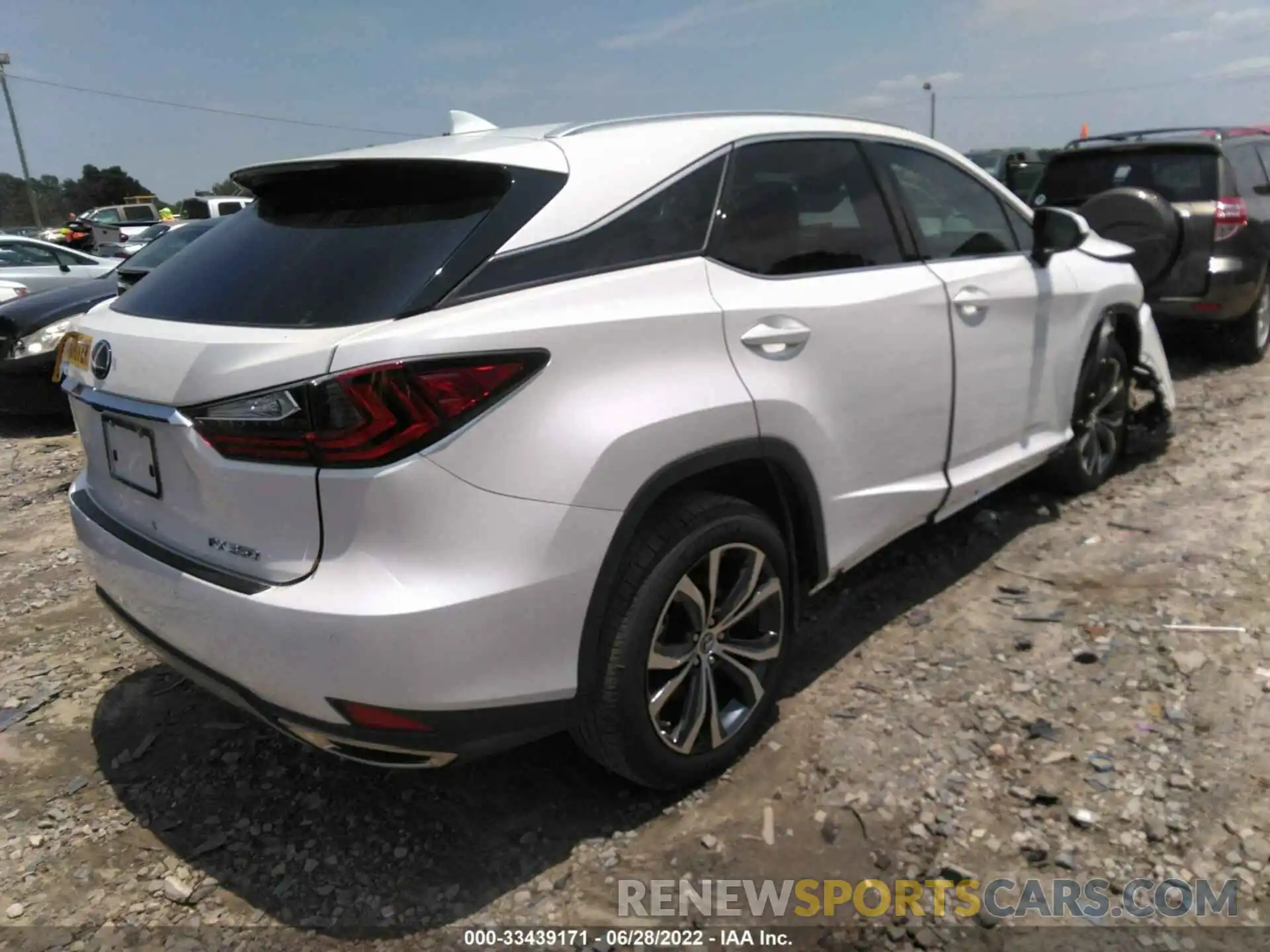 4 Фотография поврежденного автомобиля 2T2HZMAA6MC213856 LEXUS RX 2021