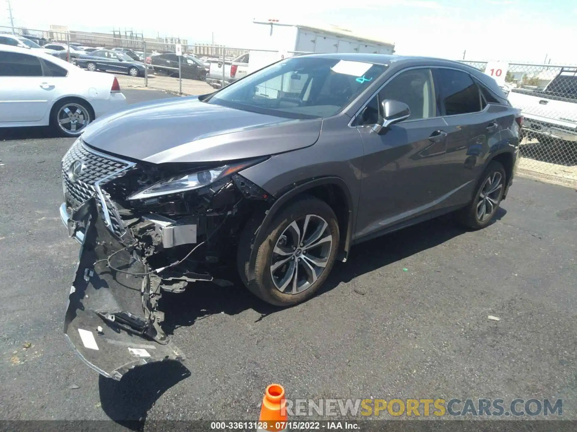 2 Photograph of a damaged car 2T2HZMAA7MC190944 LEXUS RX 2021