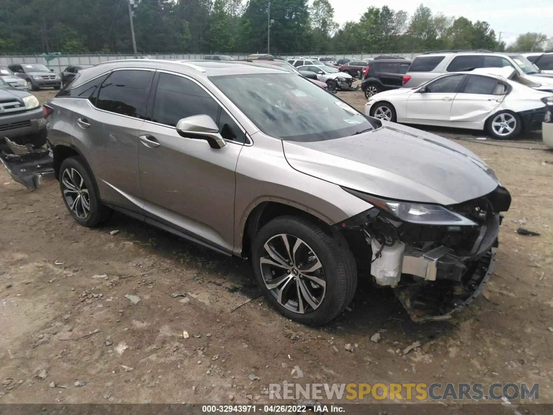 1 Photograph of a damaged car 2T2HZMAA7MC202798 LEXUS RX 2021