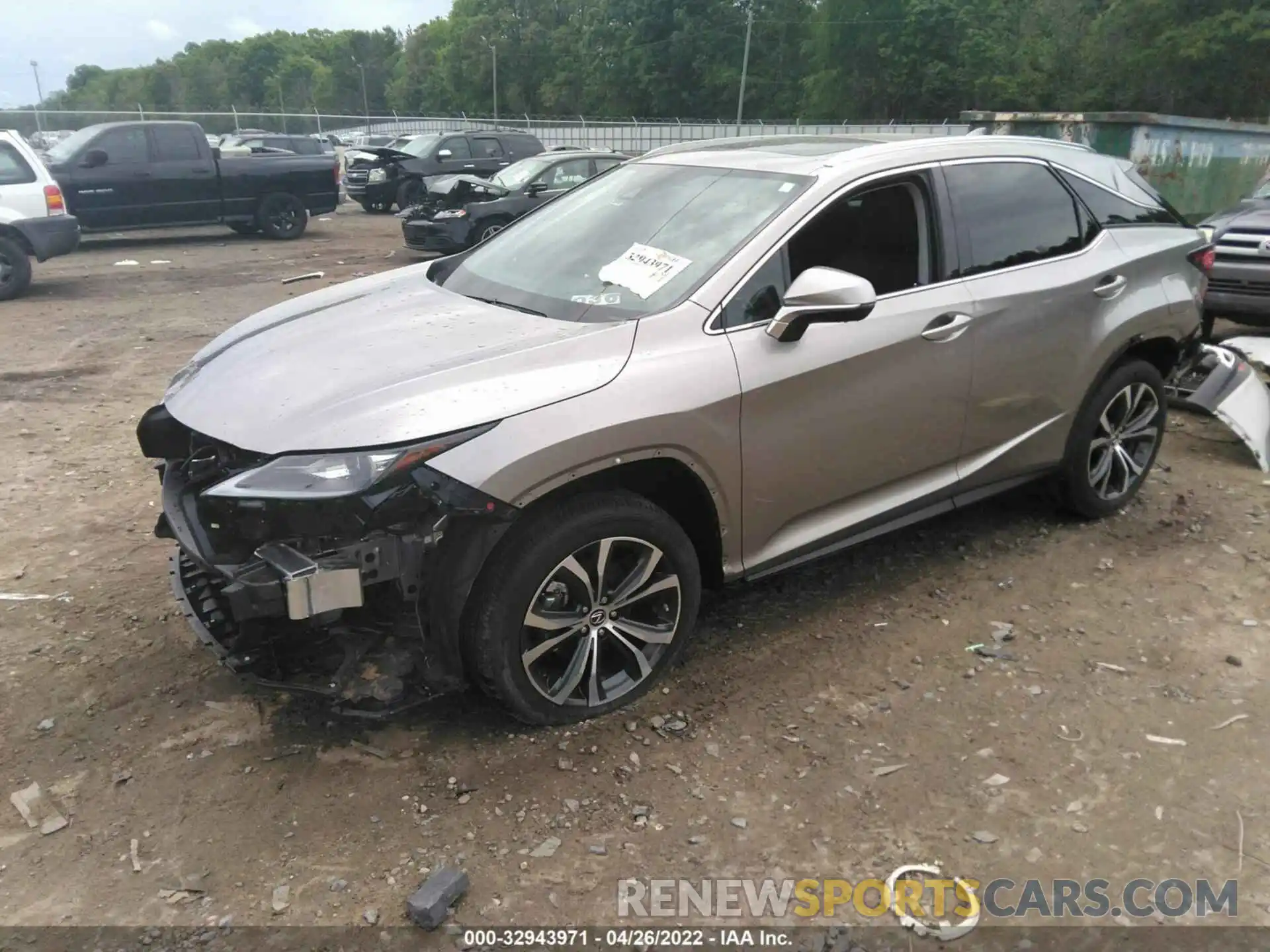 2 Фотография поврежденного автомобиля 2T2HZMAA7MC202798 LEXUS RX 2021