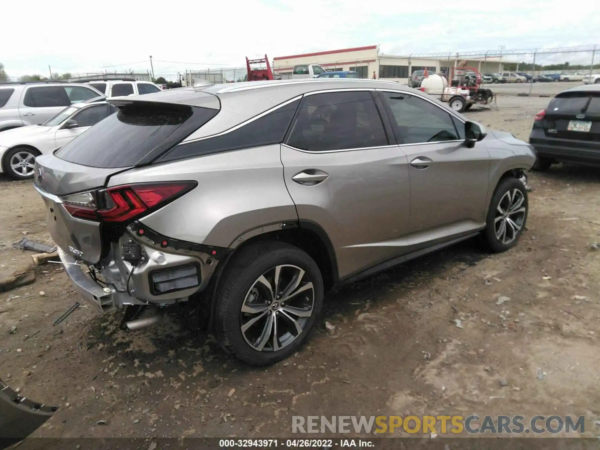 4 Photograph of a damaged car 2T2HZMAA7MC202798 LEXUS RX 2021