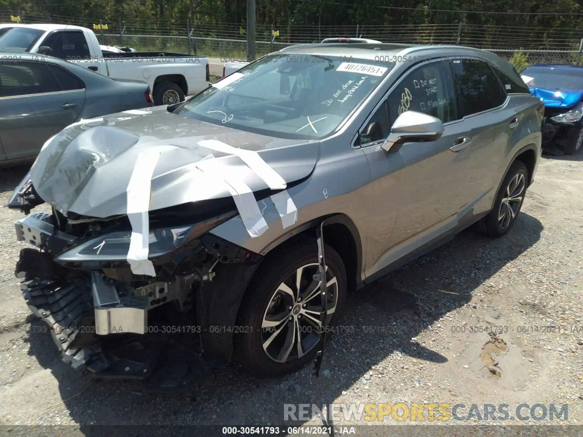 2 Photograph of a damaged car 2T2HZMAA8MC183842 LEXUS RX 2021