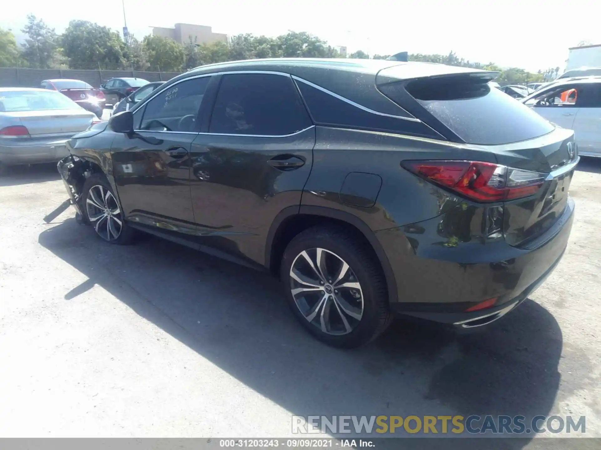 3 Фотография поврежденного автомобиля 2T2HZMAA8MC202888 LEXUS RX 2021