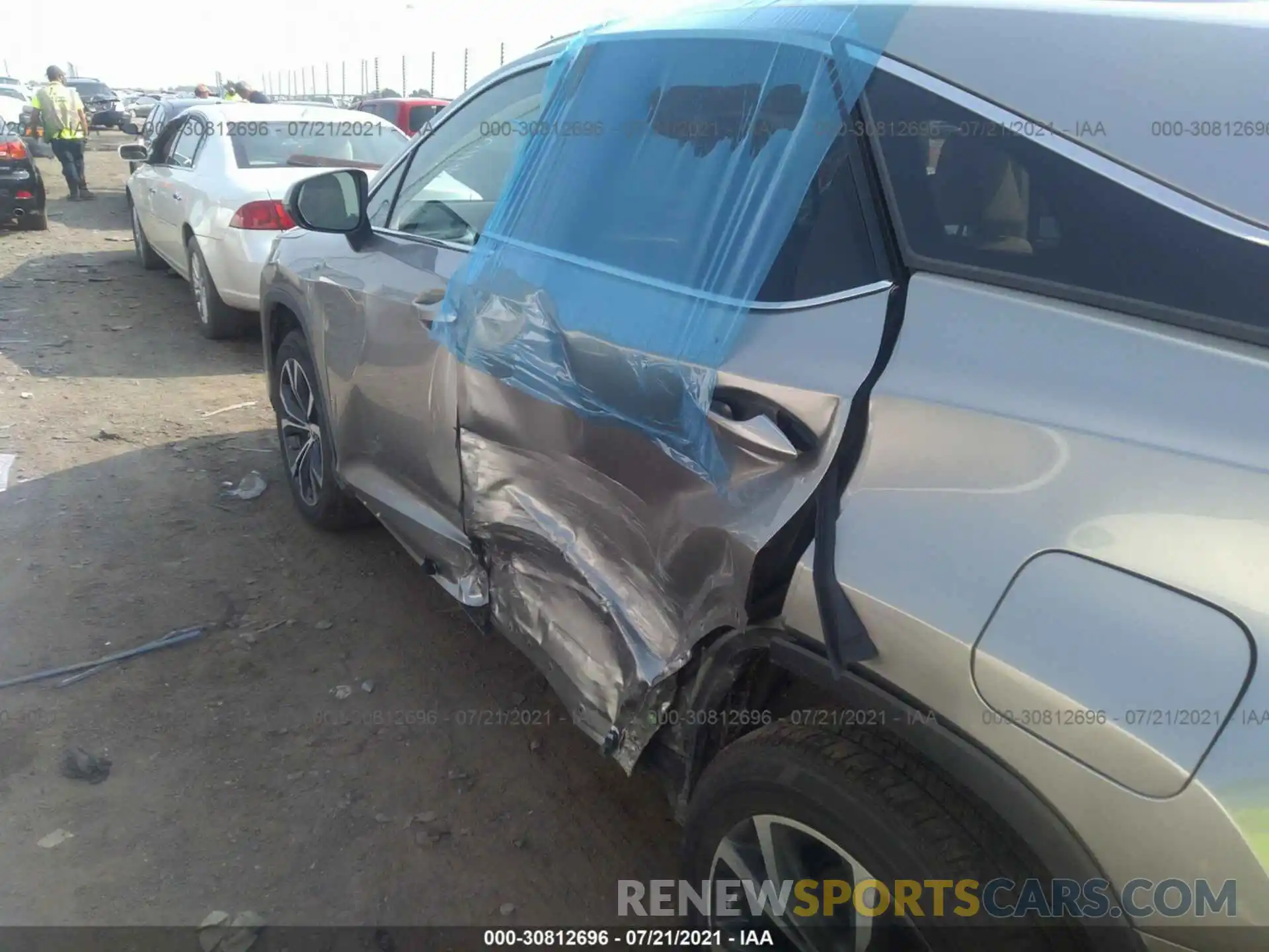 6 Photograph of a damaged car 2T2HZMAA9MC186586 LEXUS RX 2021