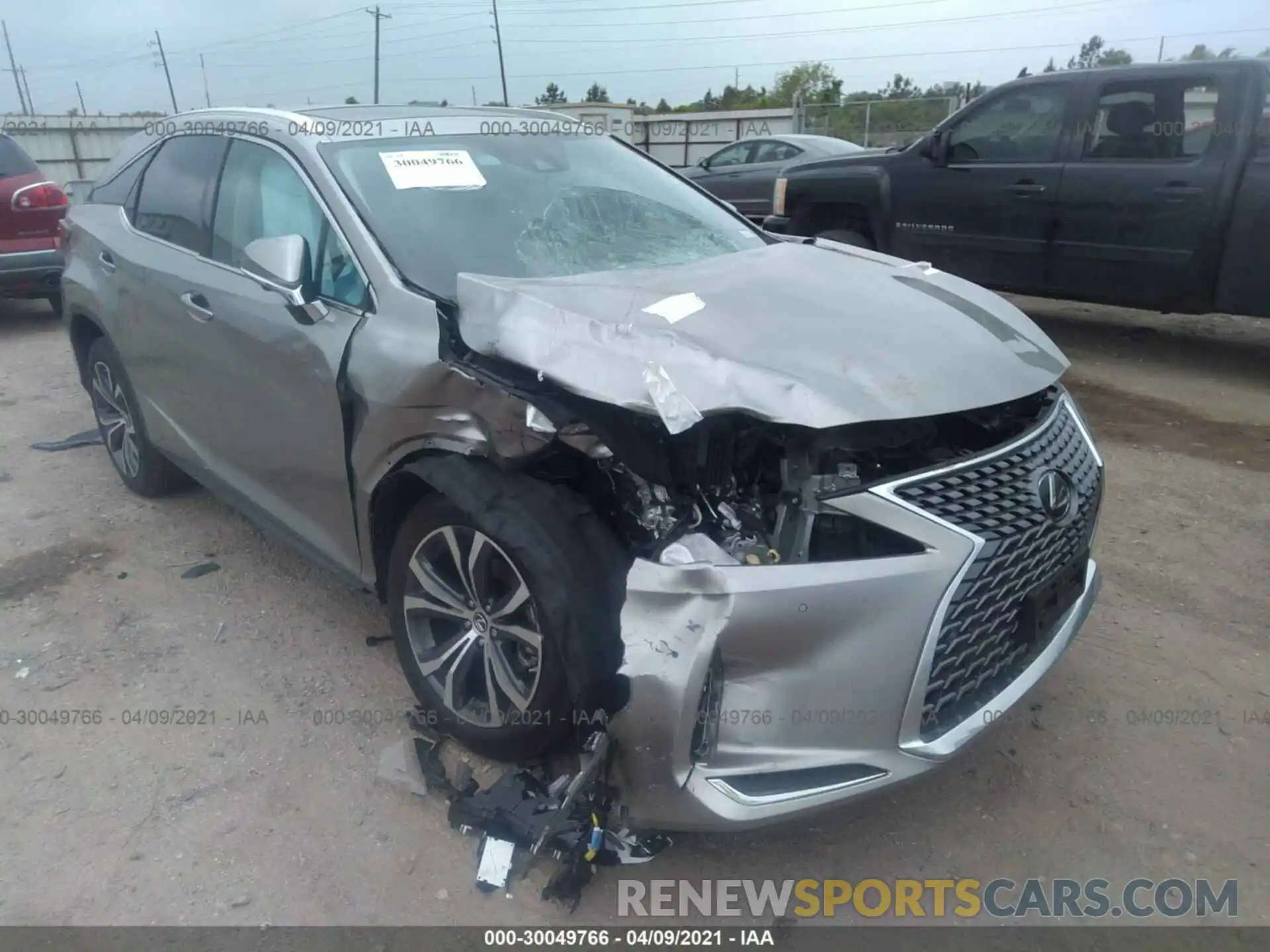 1 Photograph of a damaged car 2T2HZMAA9MC196227 LEXUS RX 2021