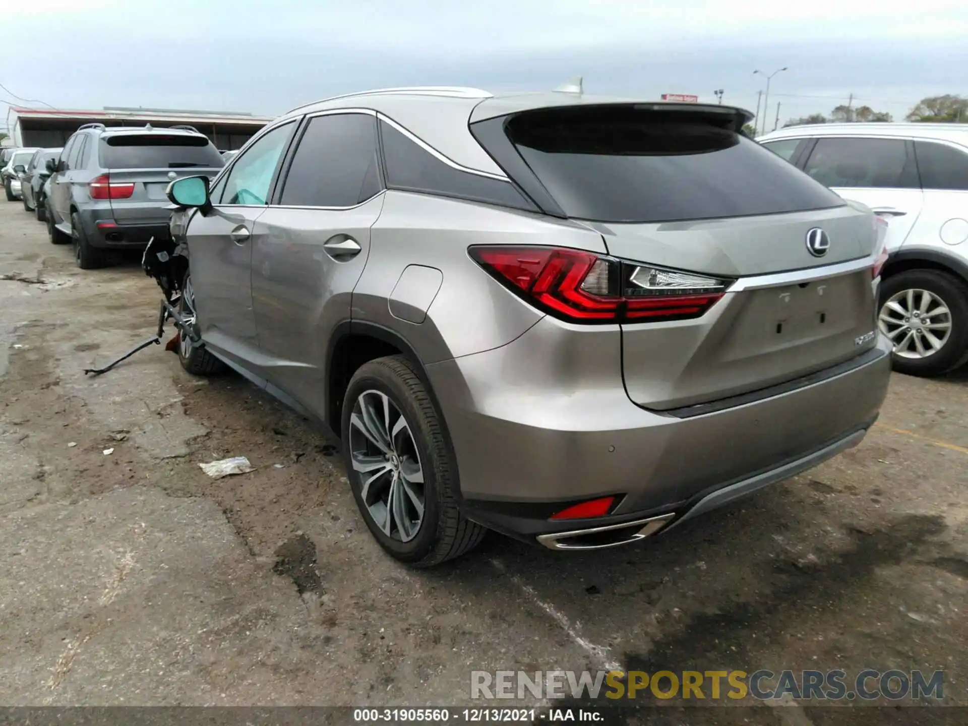 3 Photograph of a damaged car 2T2HZMAA9MC196406 LEXUS RX 2021