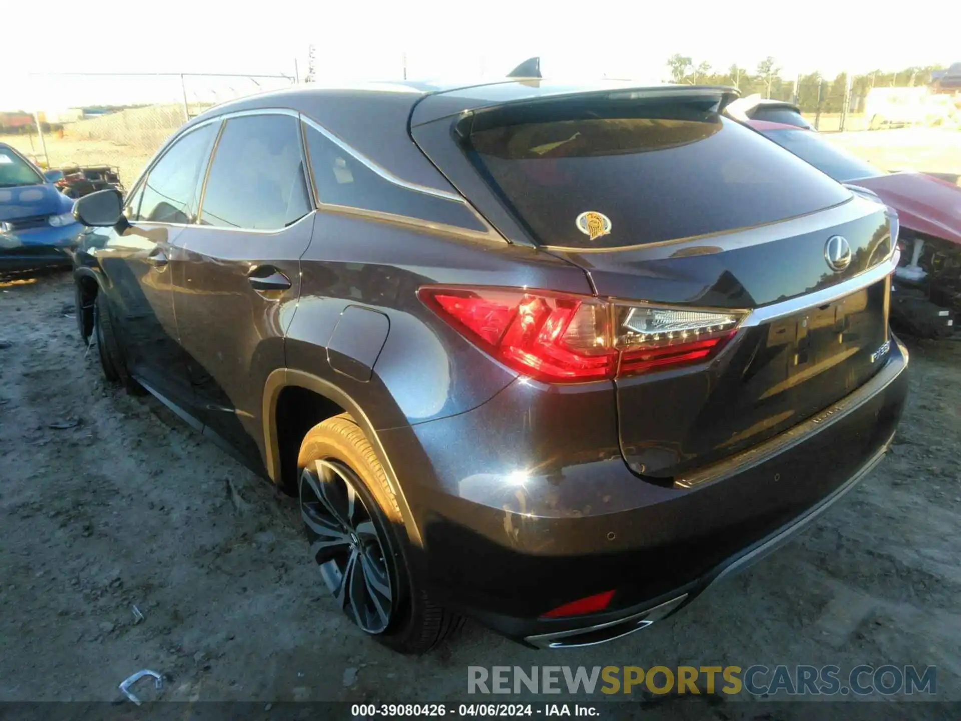 3 Photograph of a damaged car 2T2HZMAA9MC198074 LEXUS RX 2021