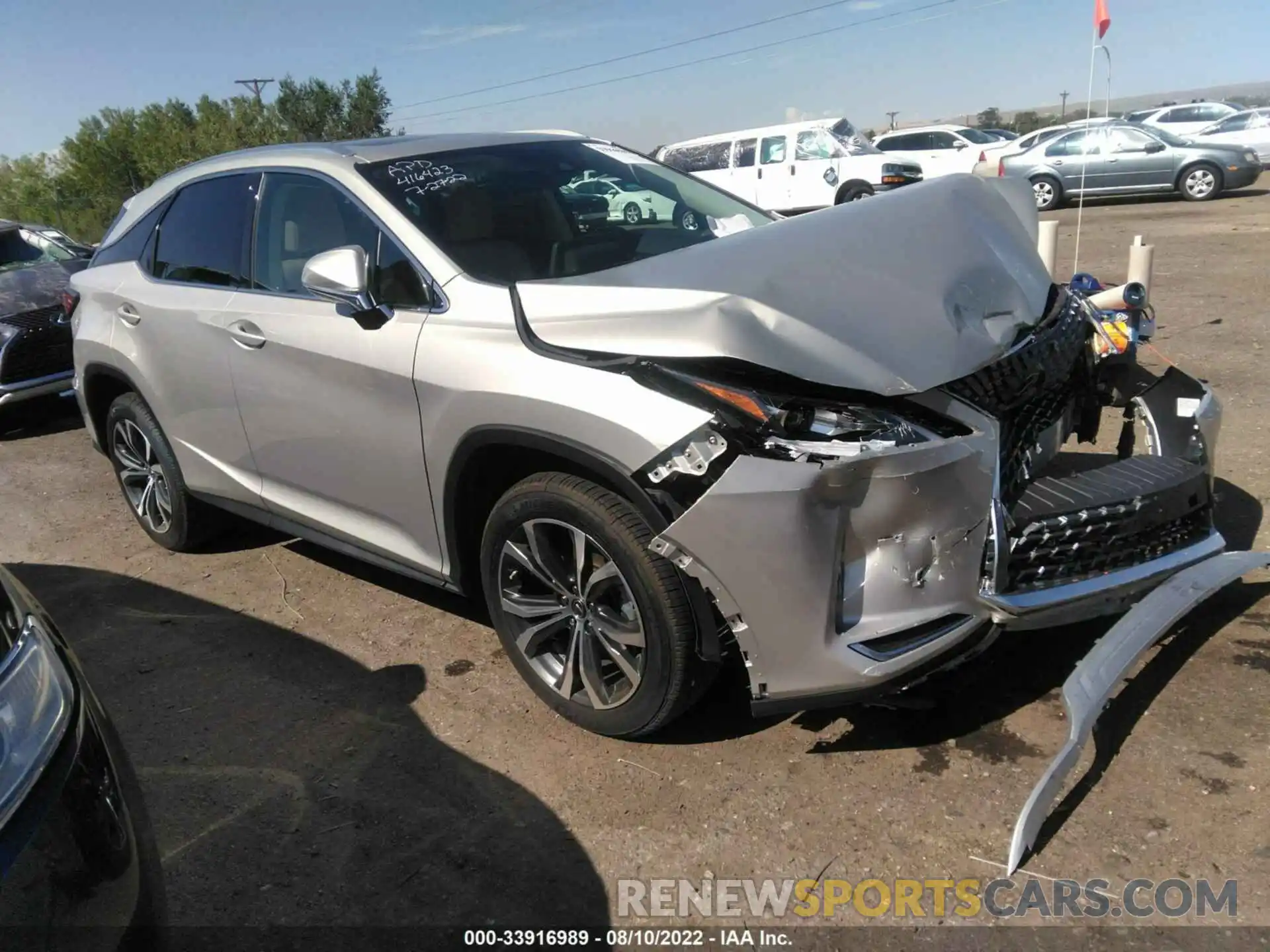 1 Photograph of a damaged car 2T2HZMAA9MC215326 LEXUS RX 2021