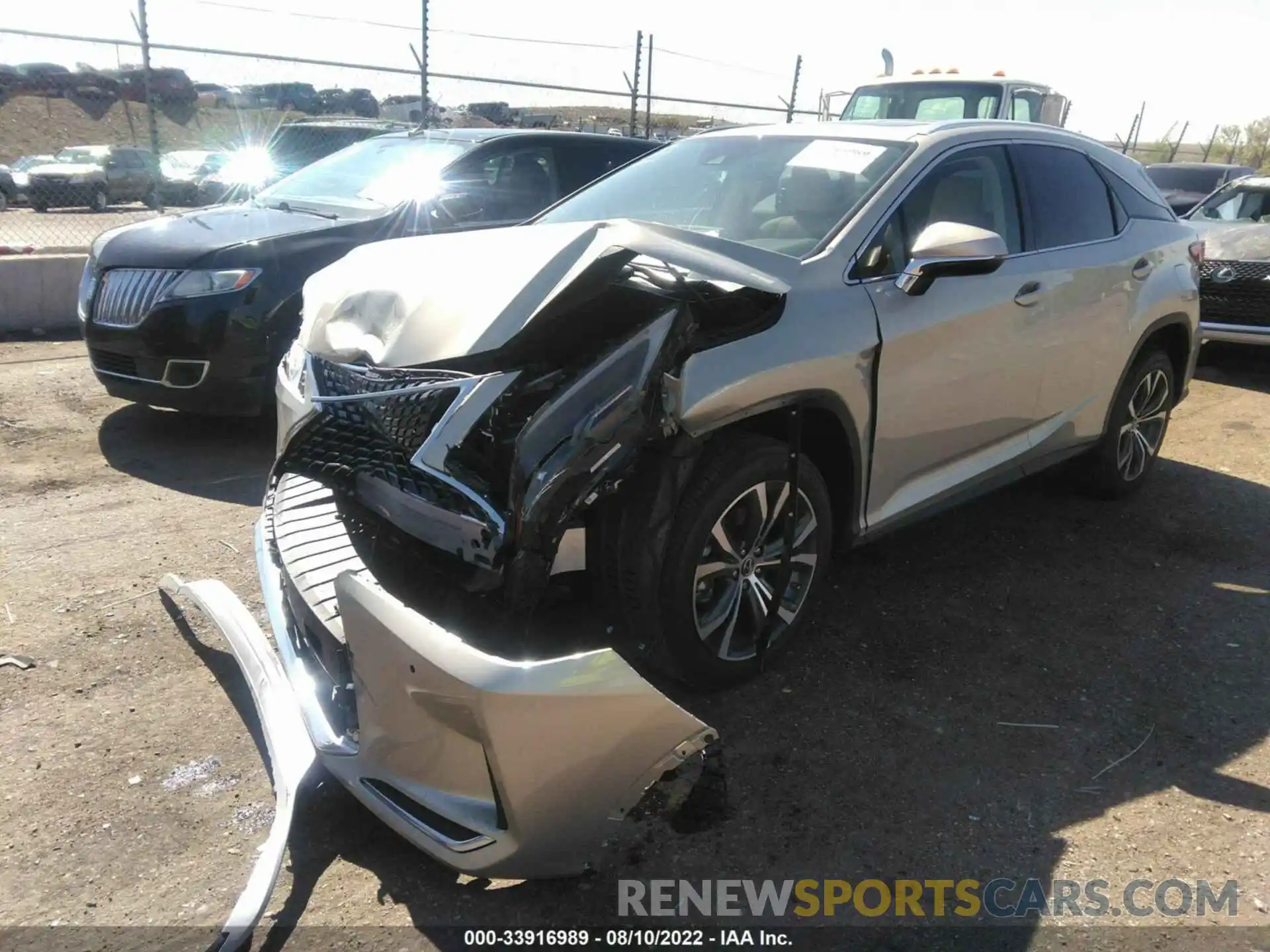 2 Photograph of a damaged car 2T2HZMAA9MC215326 LEXUS RX 2021