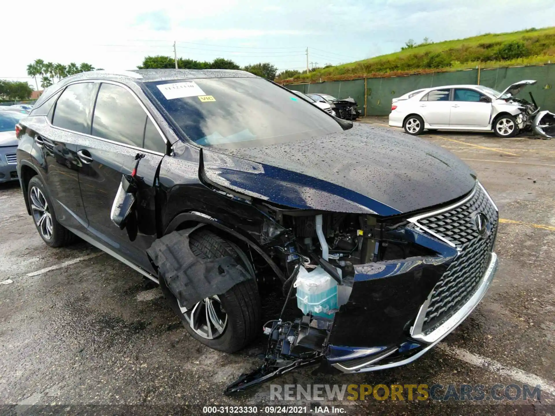 1 Photograph of a damaged car 2T2HZMAA9MC218646 LEXUS RX 2021