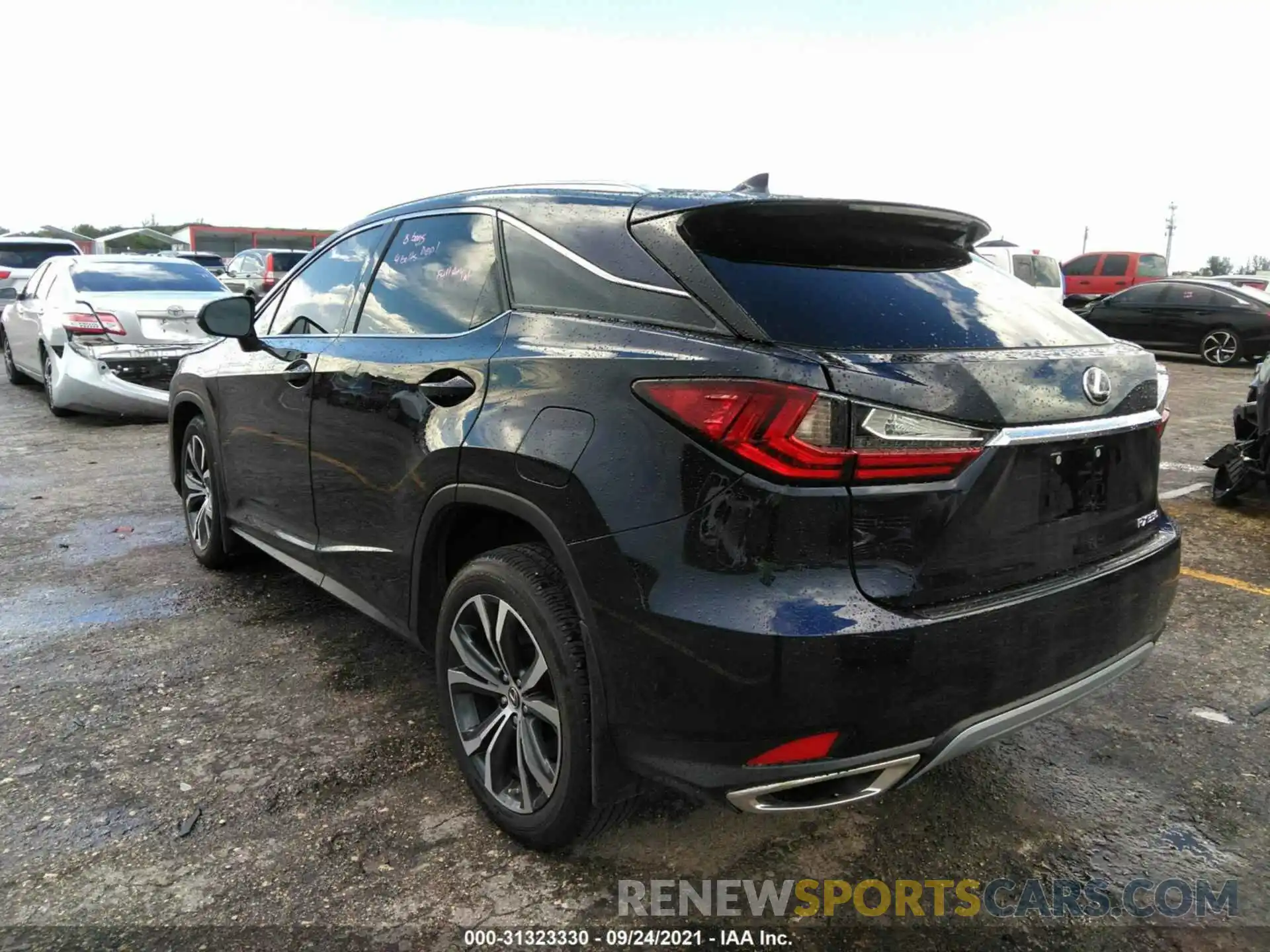 3 Фотография поврежденного автомобиля 2T2HZMAA9MC218646 LEXUS RX 2021