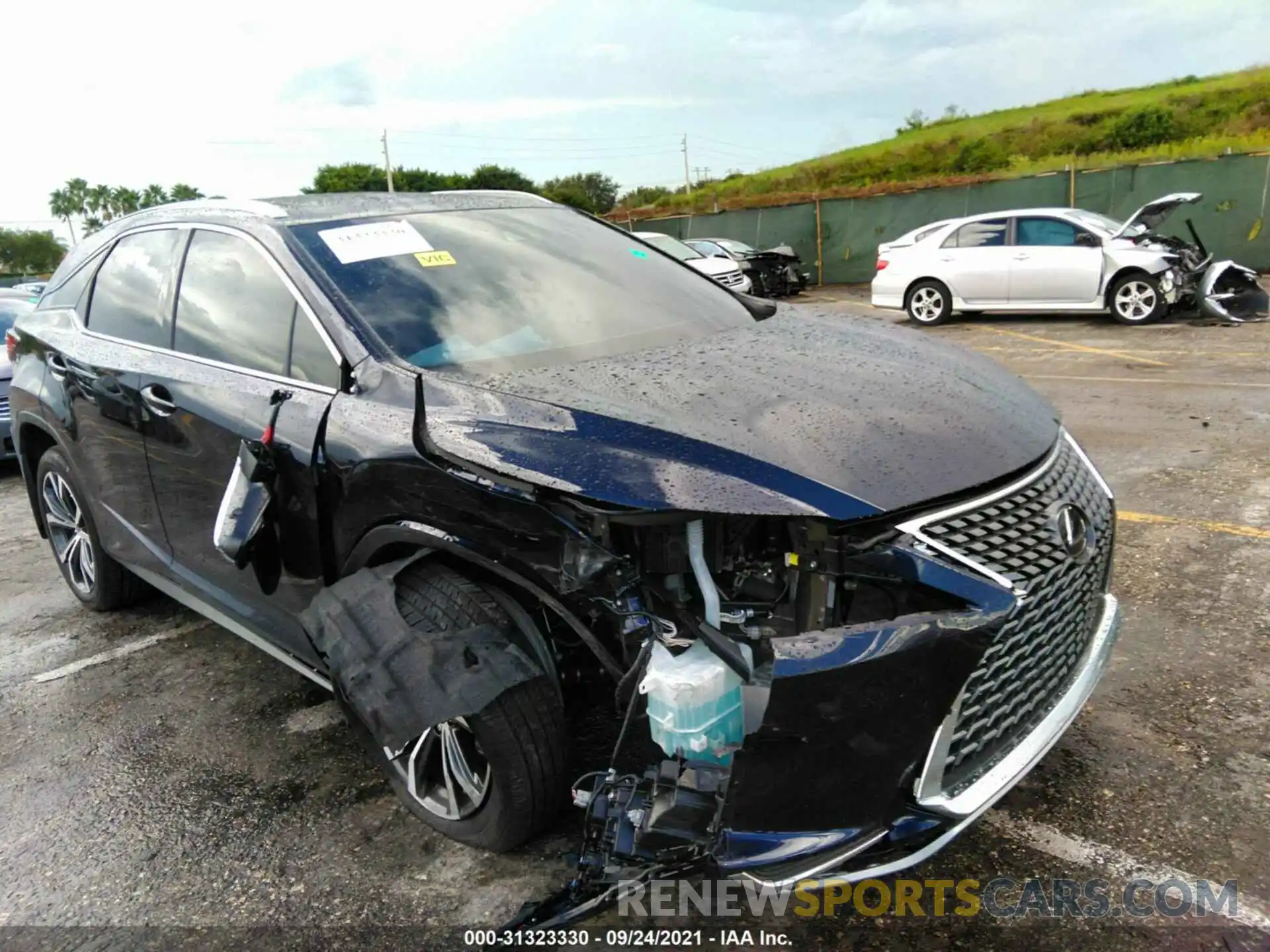 6 Photograph of a damaged car 2T2HZMAA9MC218646 LEXUS RX 2021