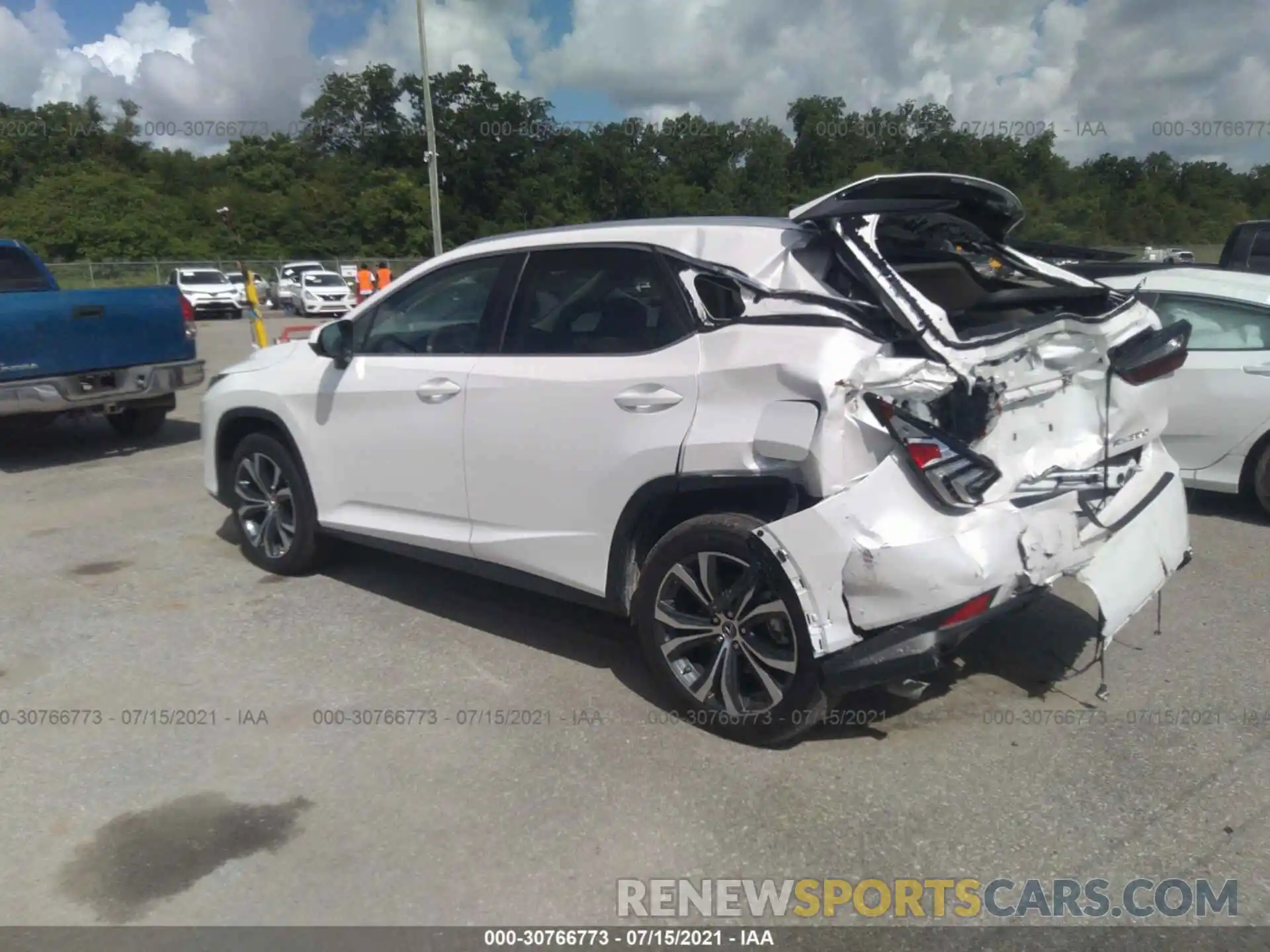 3 Photograph of a damaged car 2T2HZMAAXMC190033 LEXUS RX 2021