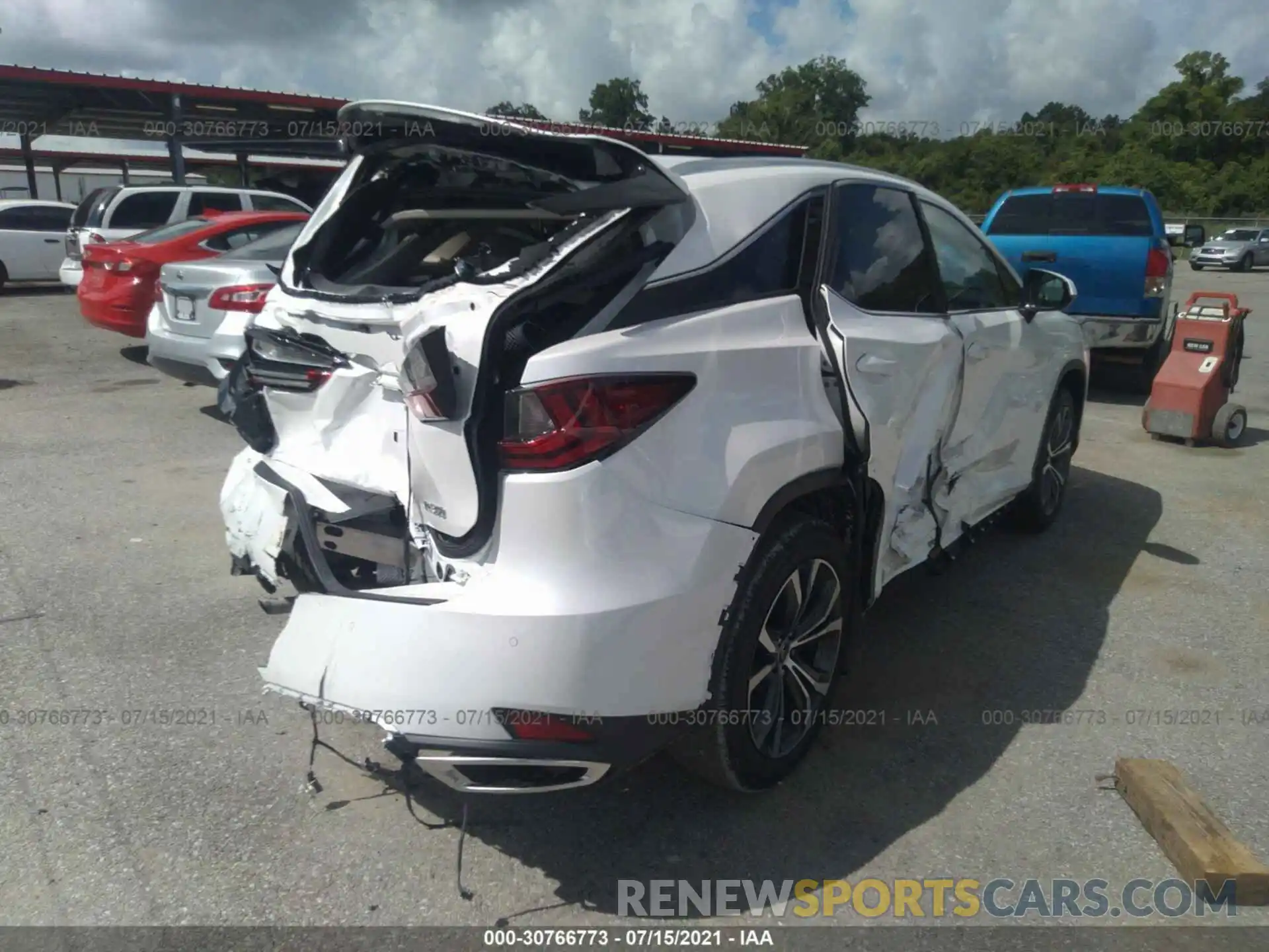 6 Photograph of a damaged car 2T2HZMAAXMC190033 LEXUS RX 2021