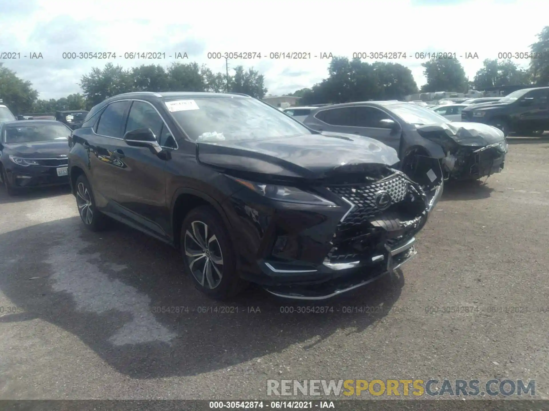 1 Photograph of a damaged car 2T2HZMAAXMC191201 LEXUS RX 2021