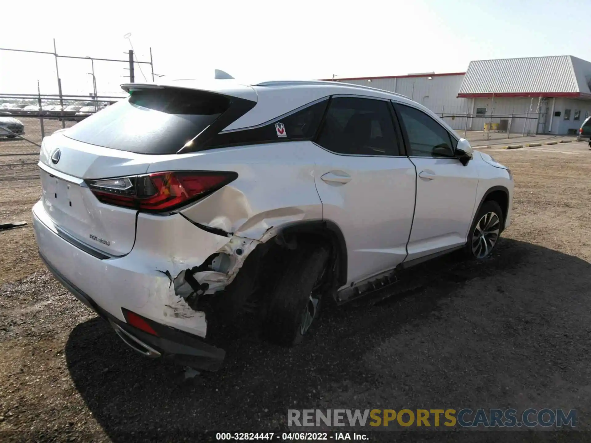 4 Photograph of a damaged car 2T2HZMAAXMC191750 LEXUS RX 2021