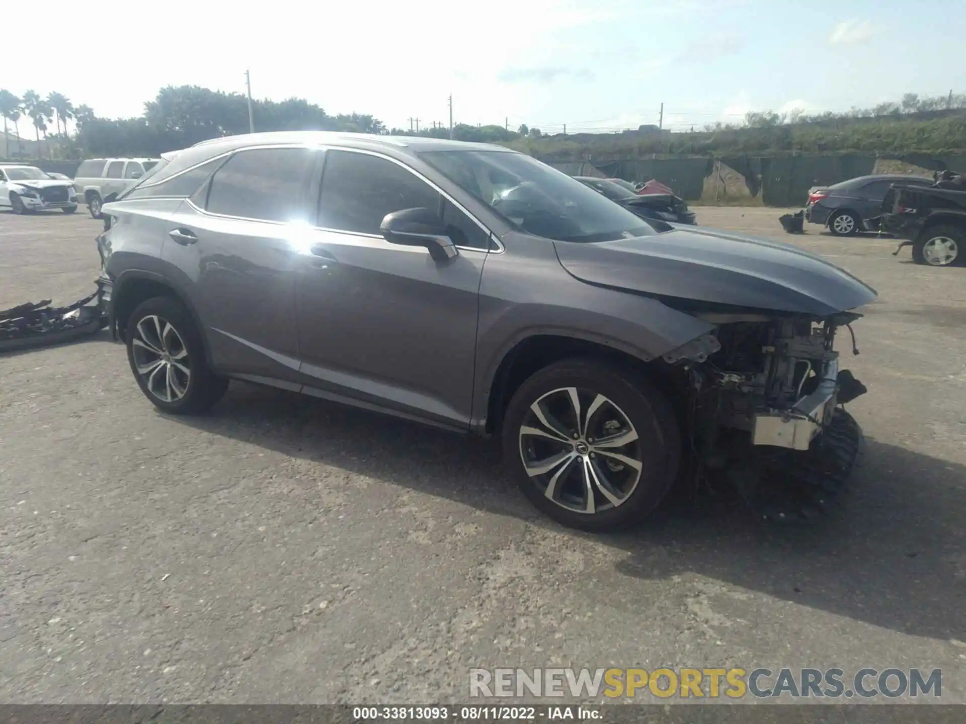 1 Photograph of a damaged car 2T2HZMAAXMC202715 LEXUS RX 2021