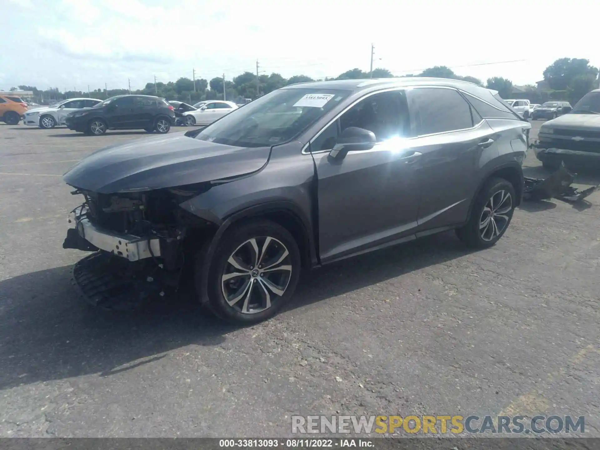 2 Photograph of a damaged car 2T2HZMAAXMC202715 LEXUS RX 2021