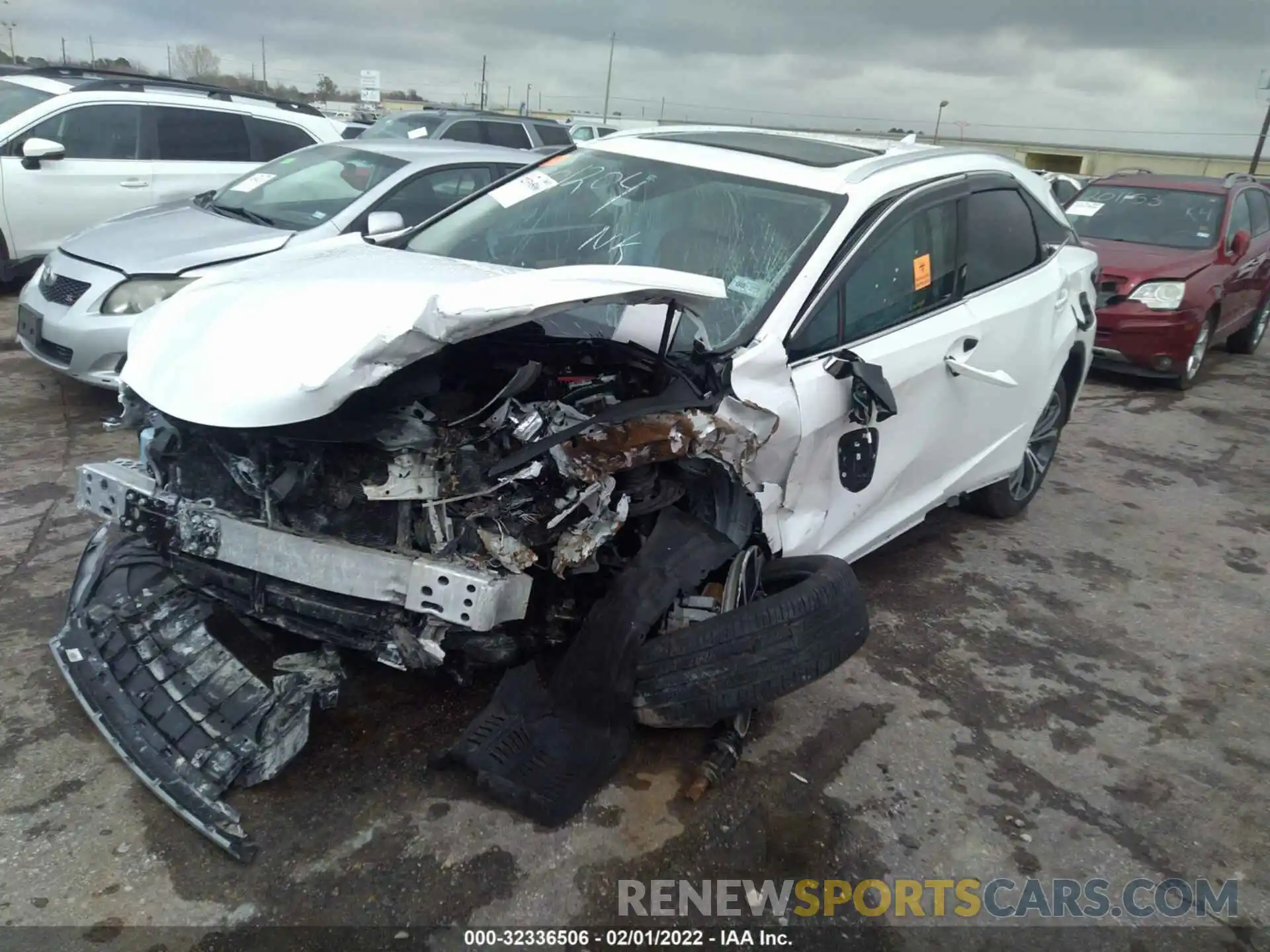 2 Photograph of a damaged car 2T2HZMAAXMC203072 LEXUS RX 2021