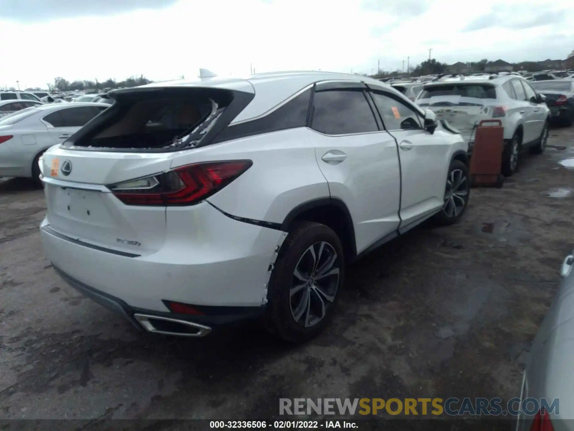 4 Фотография поврежденного автомобиля 2T2HZMAAXMC203072 LEXUS RX 2021