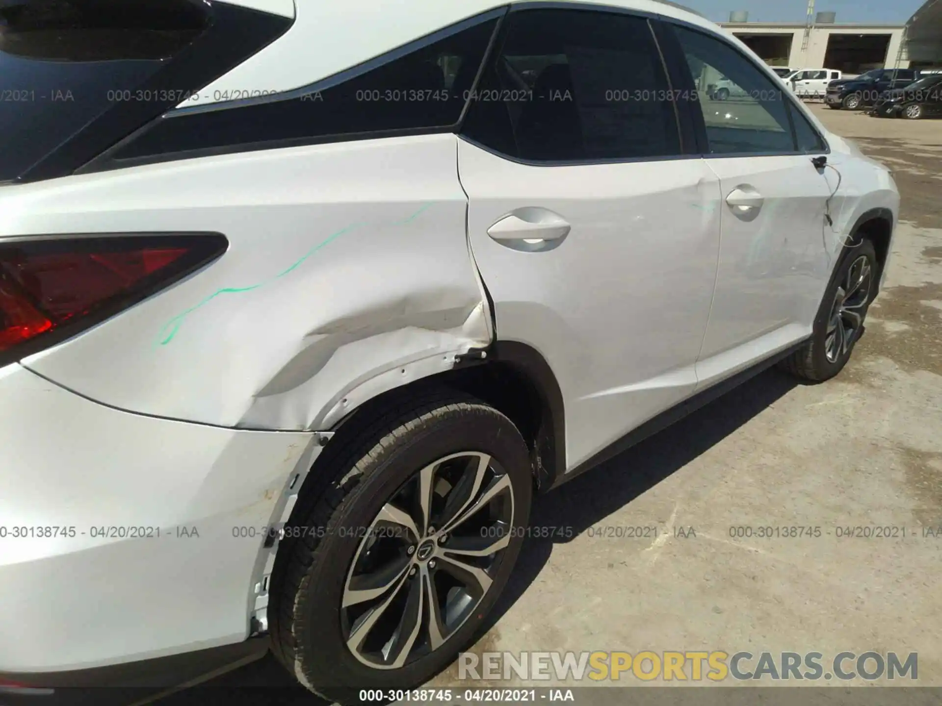 6 Фотография поврежденного автомобиля 2T2HZMAAXMC203699 LEXUS RX 2021