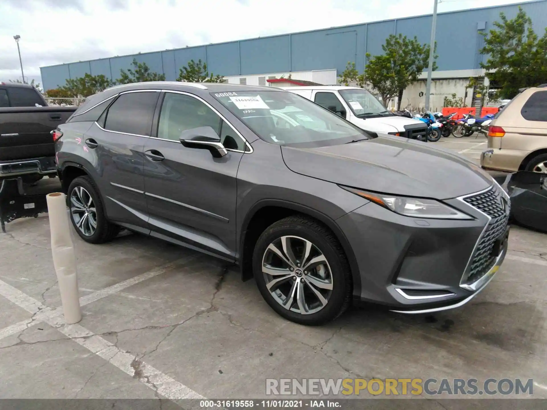 1 Photograph of a damaged car 2T2HZMDA0MC260084 LEXUS RX 2021