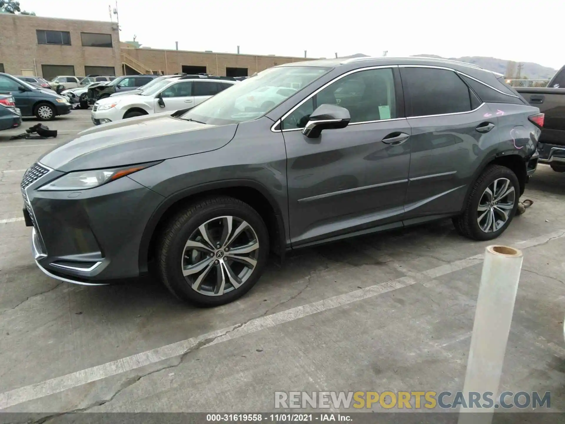 2 Photograph of a damaged car 2T2HZMDA0MC260084 LEXUS RX 2021