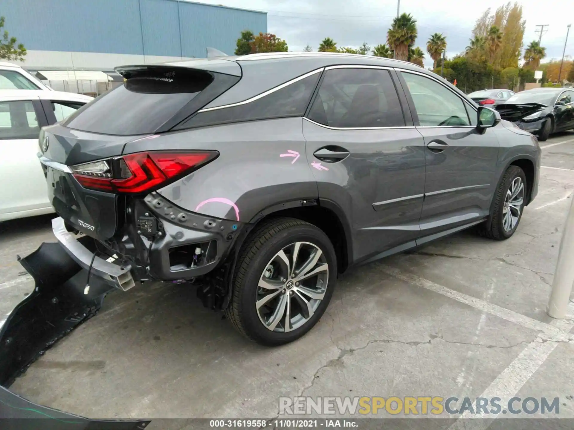 4 Photograph of a damaged car 2T2HZMDA0MC260084 LEXUS RX 2021