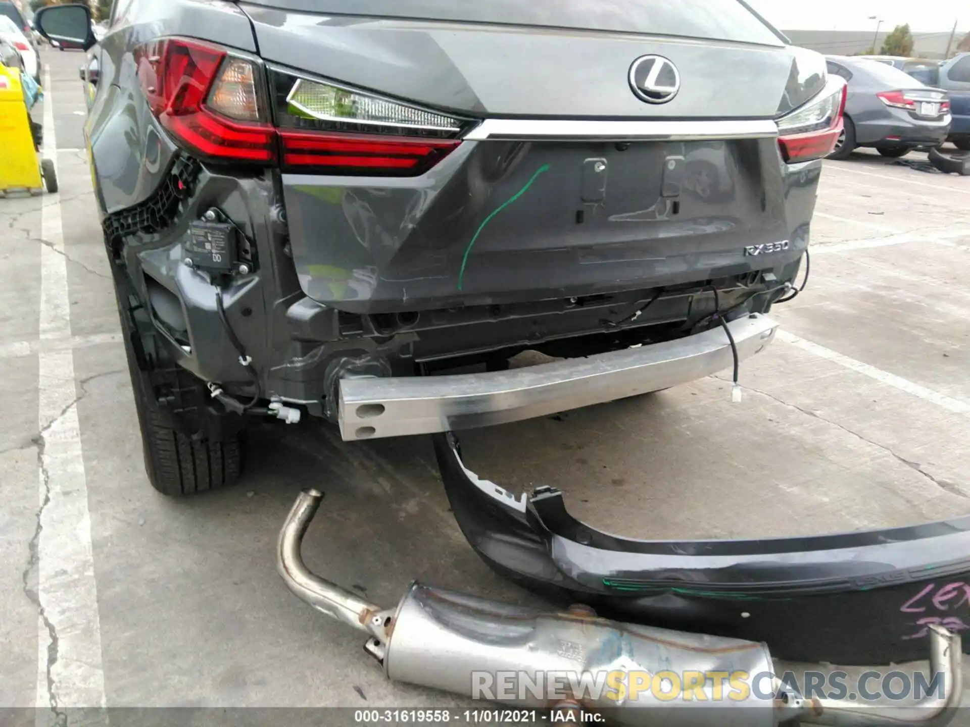 6 Фотография поврежденного автомобиля 2T2HZMDA0MC260084 LEXUS RX 2021