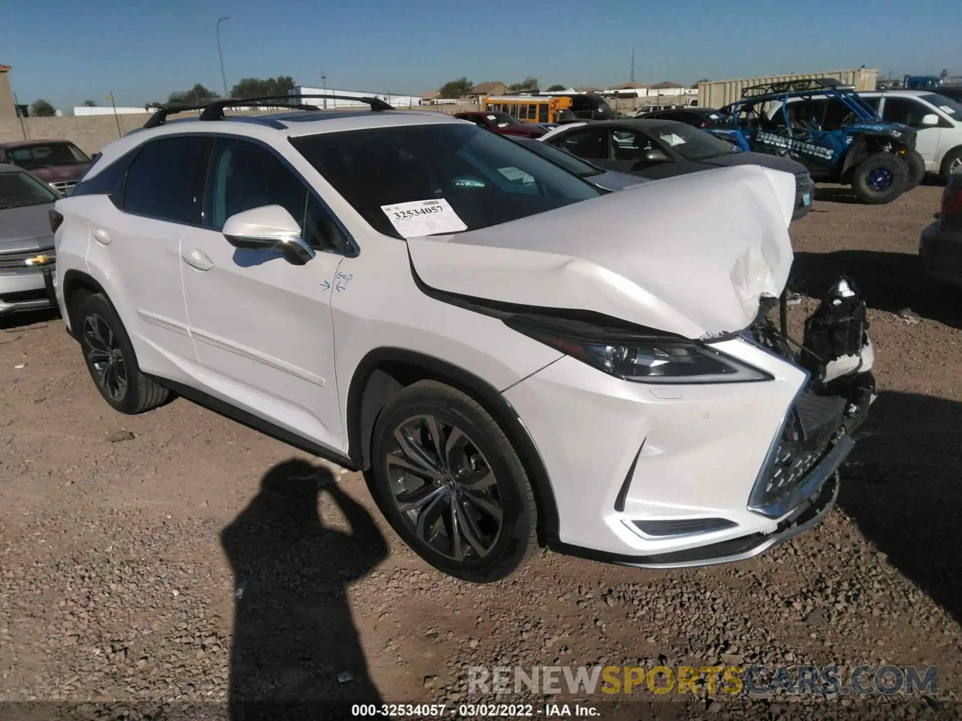 1 Photograph of a damaged car 2T2HZMDA0MC263728 LEXUS RX 2021