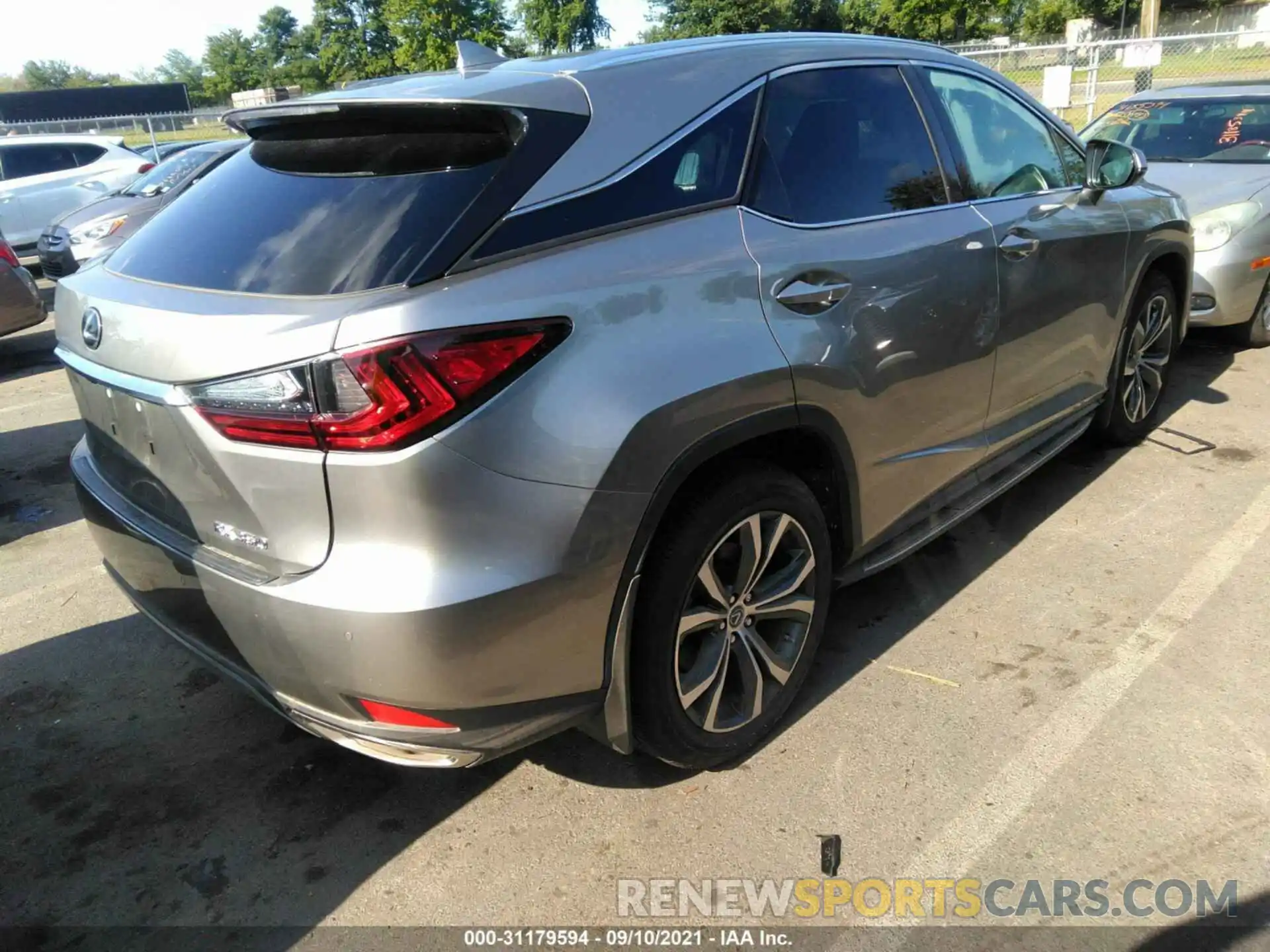 4 Фотография поврежденного автомобиля 2T2HZMDA0MC287916 LEXUS RX 2021