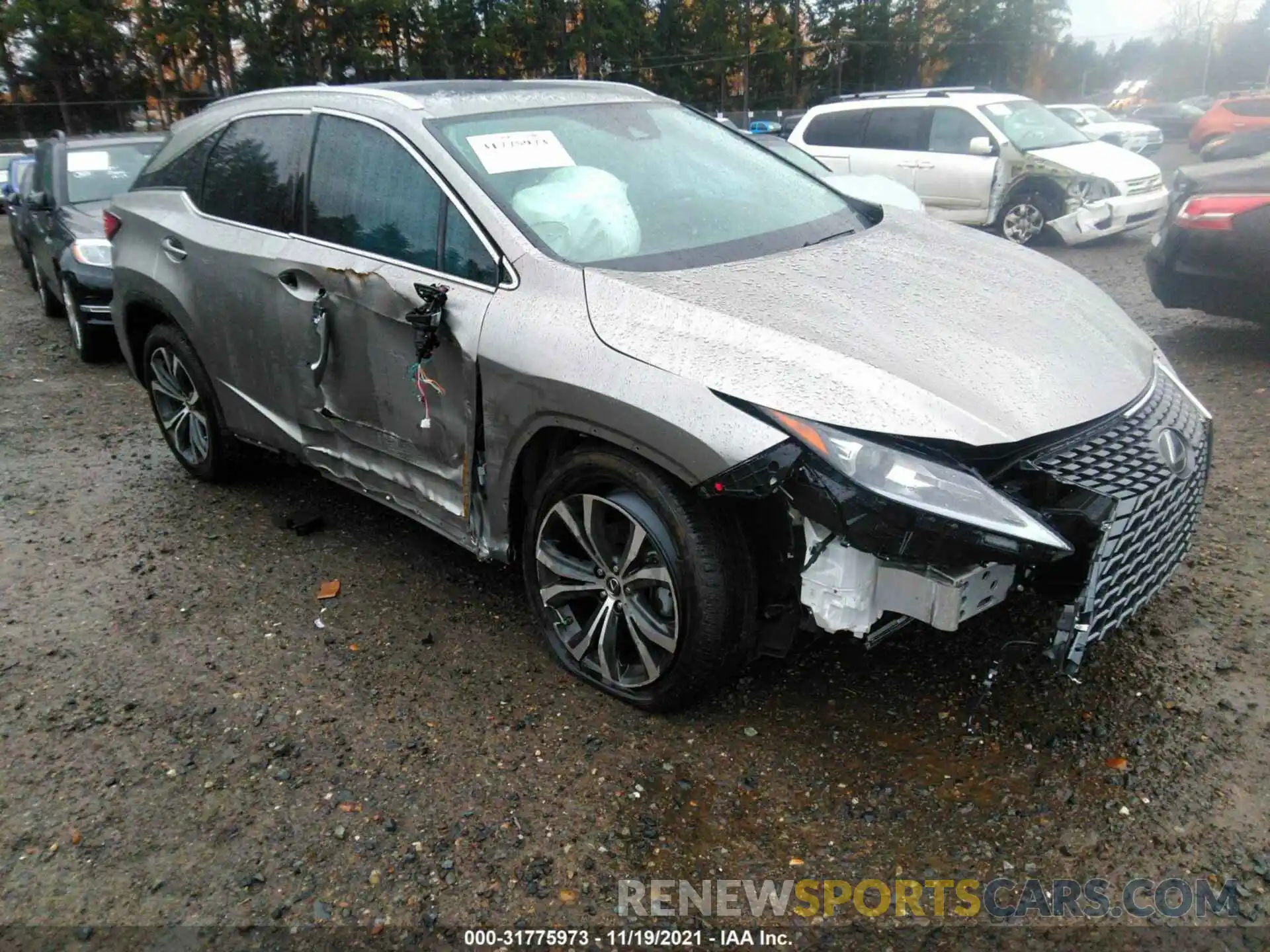 1 Photograph of a damaged car 2T2HZMDA0MC289844 LEXUS RX 2021