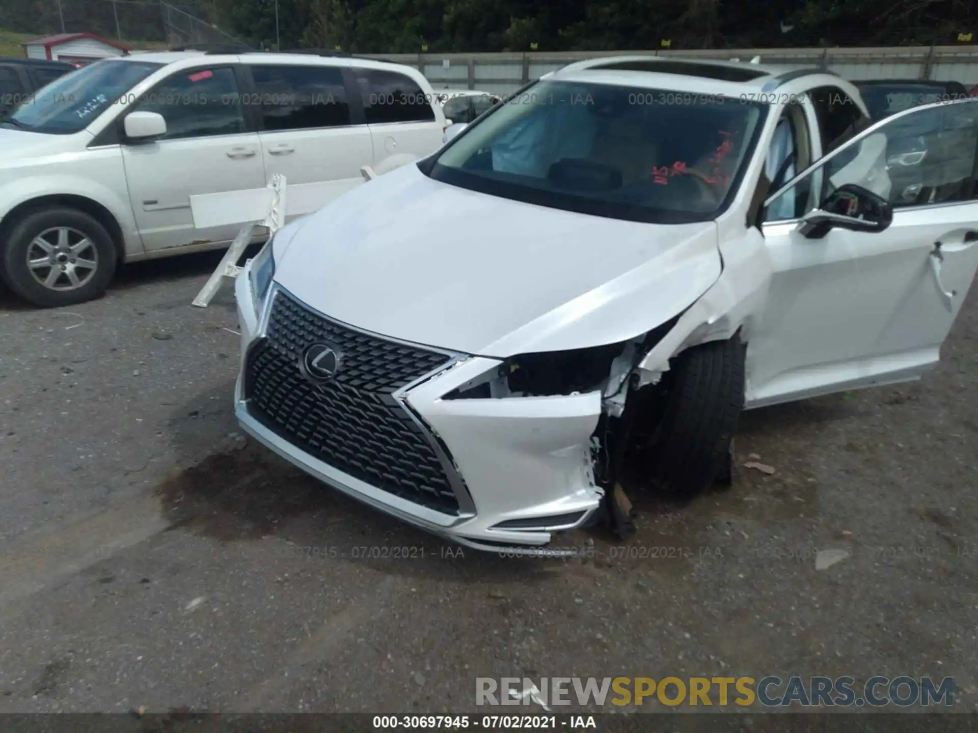 6 Photograph of a damaged car 2T2HZMDA0MC298950 LEXUS RX 2021