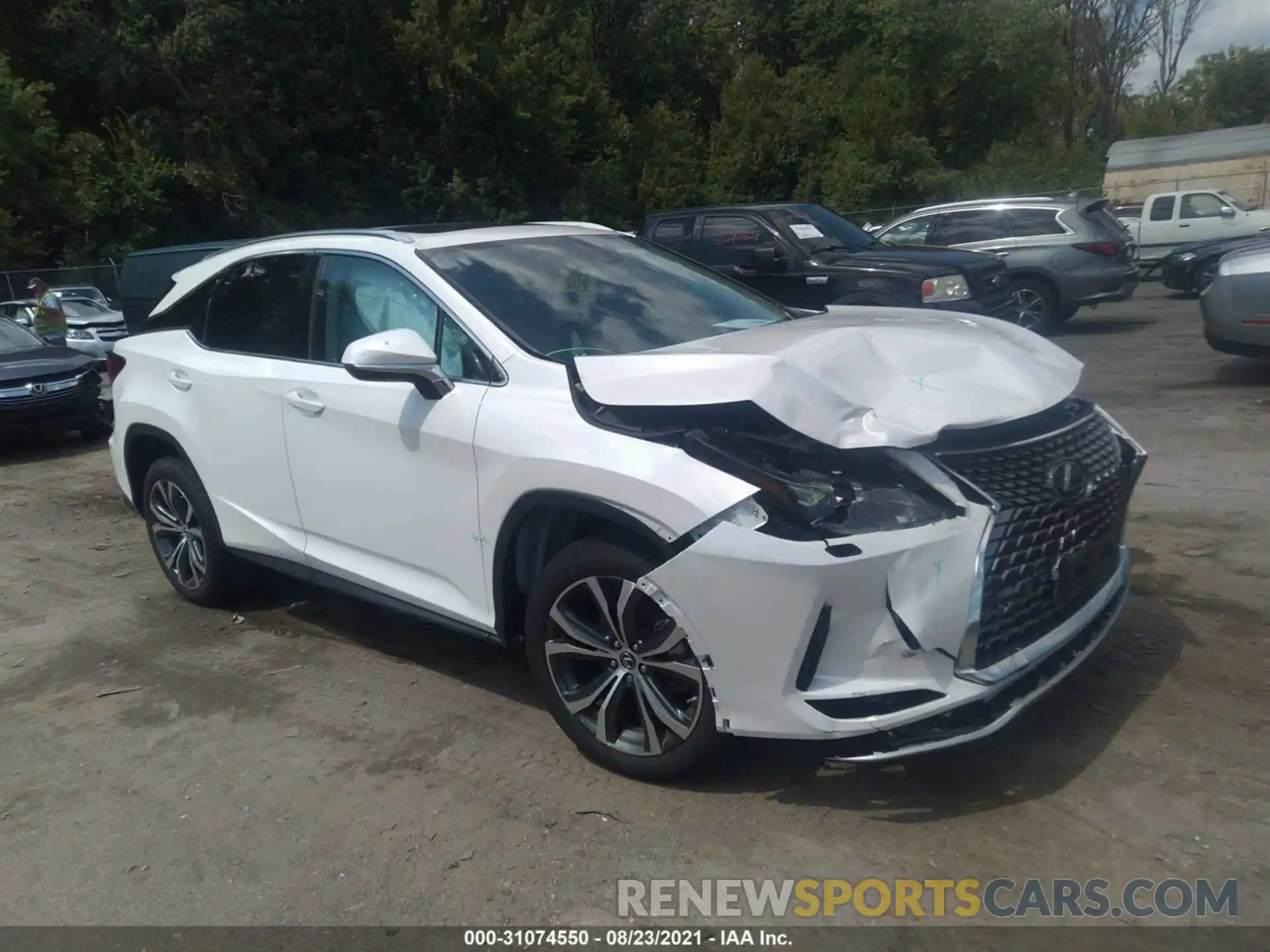 1 Photograph of a damaged car 2T2HZMDA1MC267724 LEXUS RX 2021