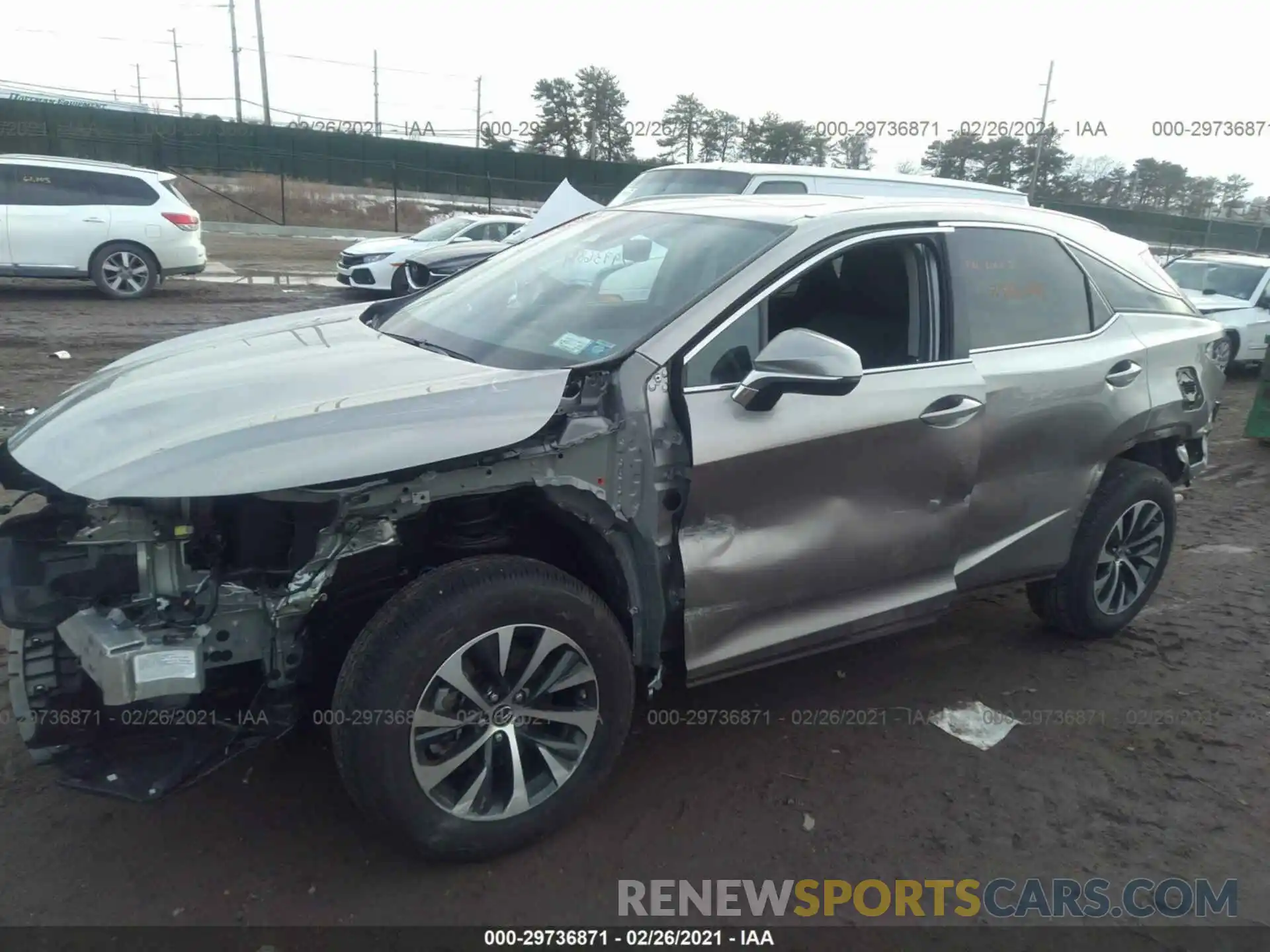 6 Photograph of a damaged car 2T2HZMDA1MC272972 LEXUS RX 2021