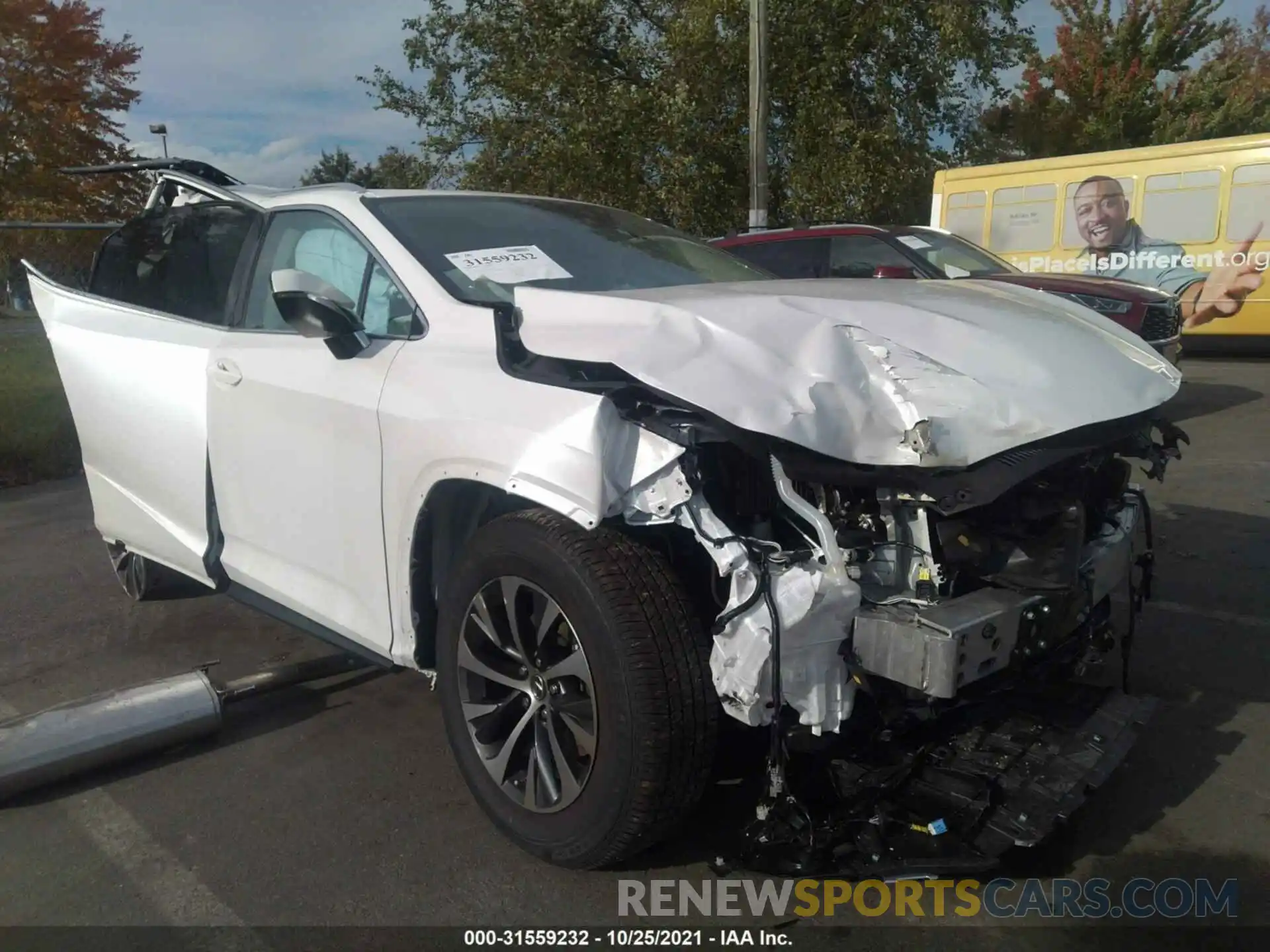 1 Photograph of a damaged car 2T2HZMDA1MC283714 LEXUS RX 2021