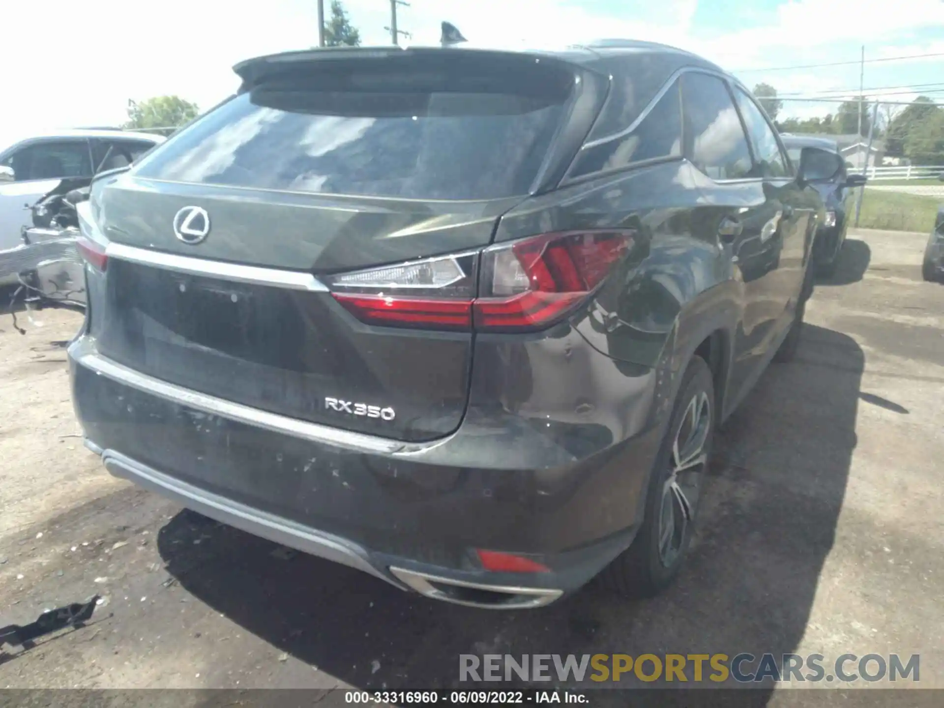 4 Photograph of a damaged car 2T2HZMDA1MC293448 LEXUS RX 2021