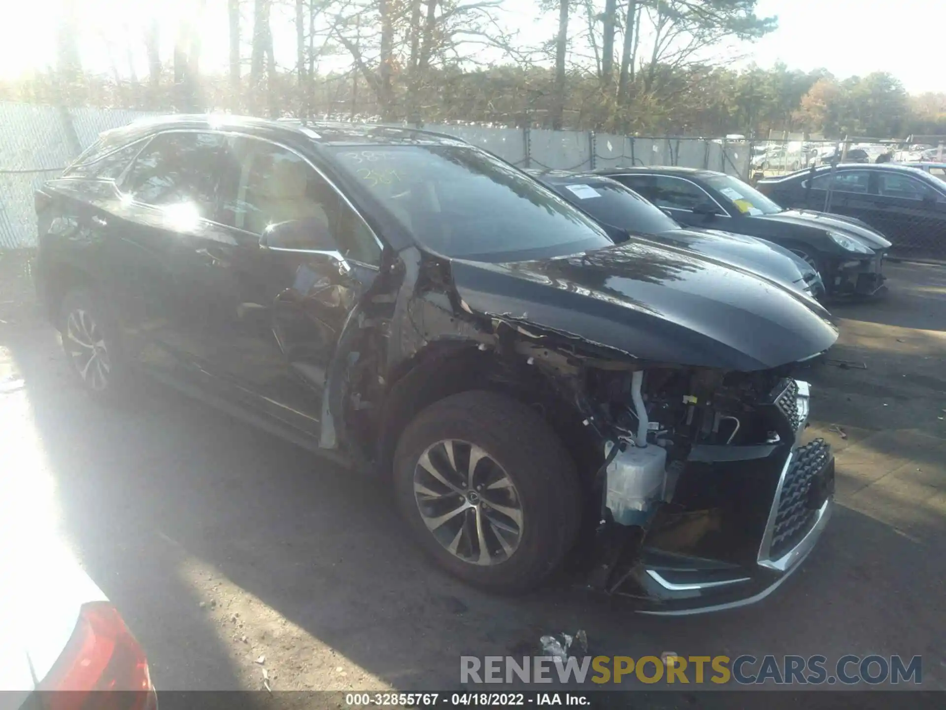 1 Photograph of a damaged car 2T2HZMDA1MC303895 LEXUS RX 2021